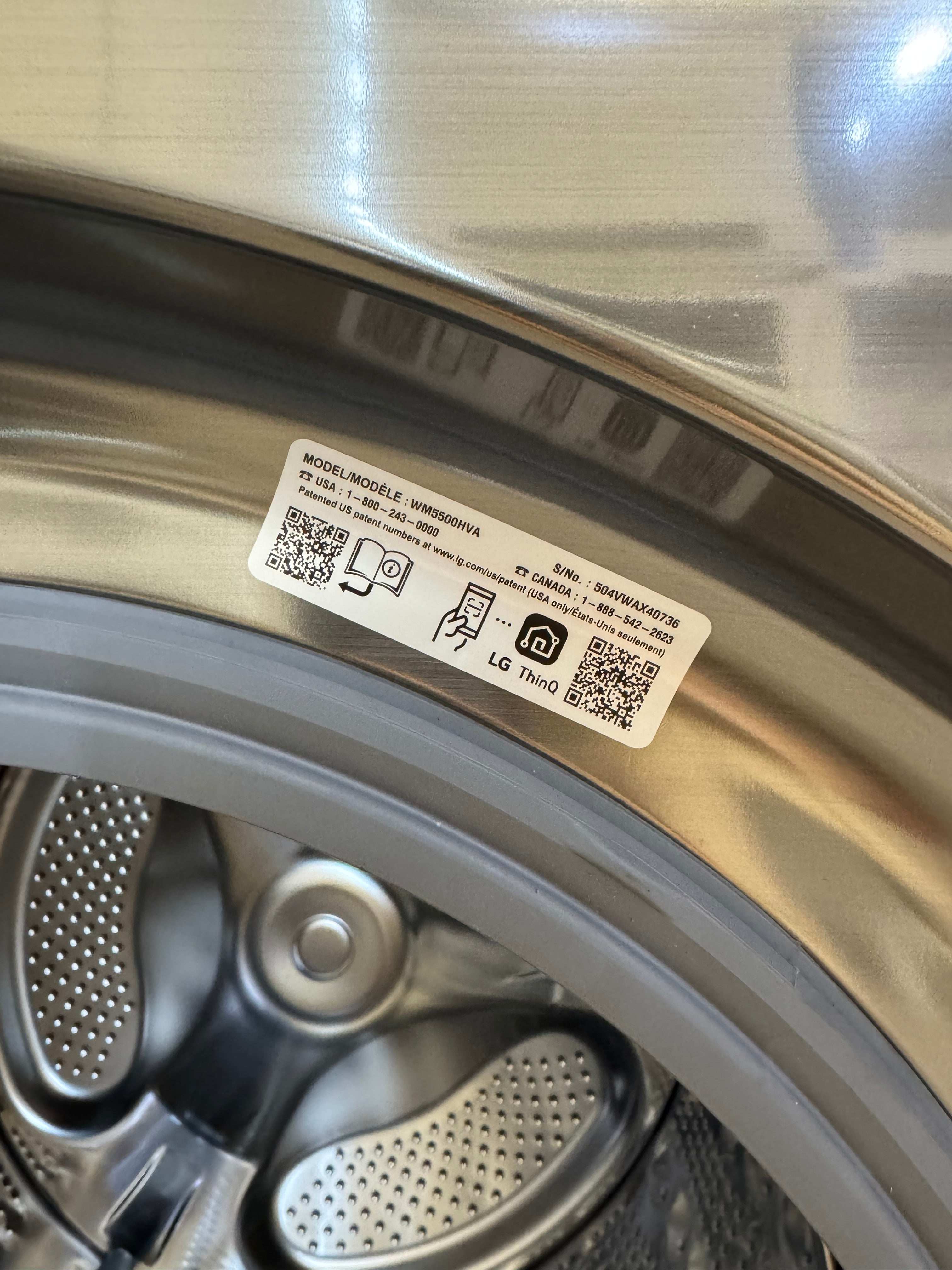 OPEN BOX - LG 27” Front Load Washer - WM5500HVA