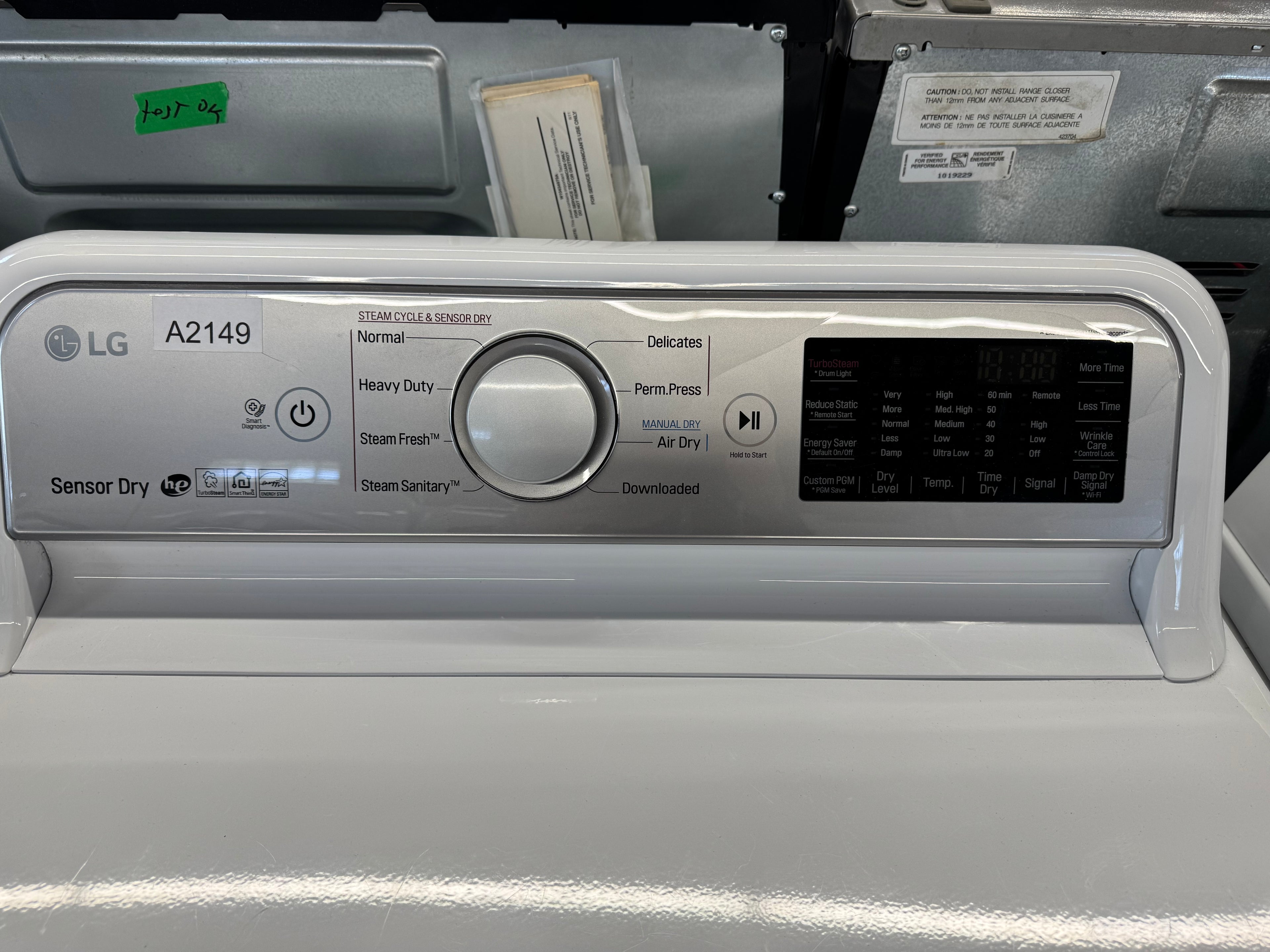 LG 27” Front Load Dryer - DLEX7250W