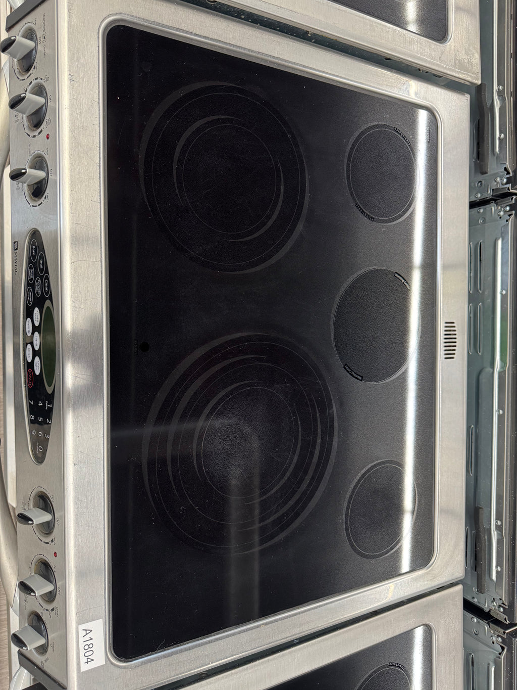 Maytag 30” Slide-in Glass Top Range - MES5875BCS