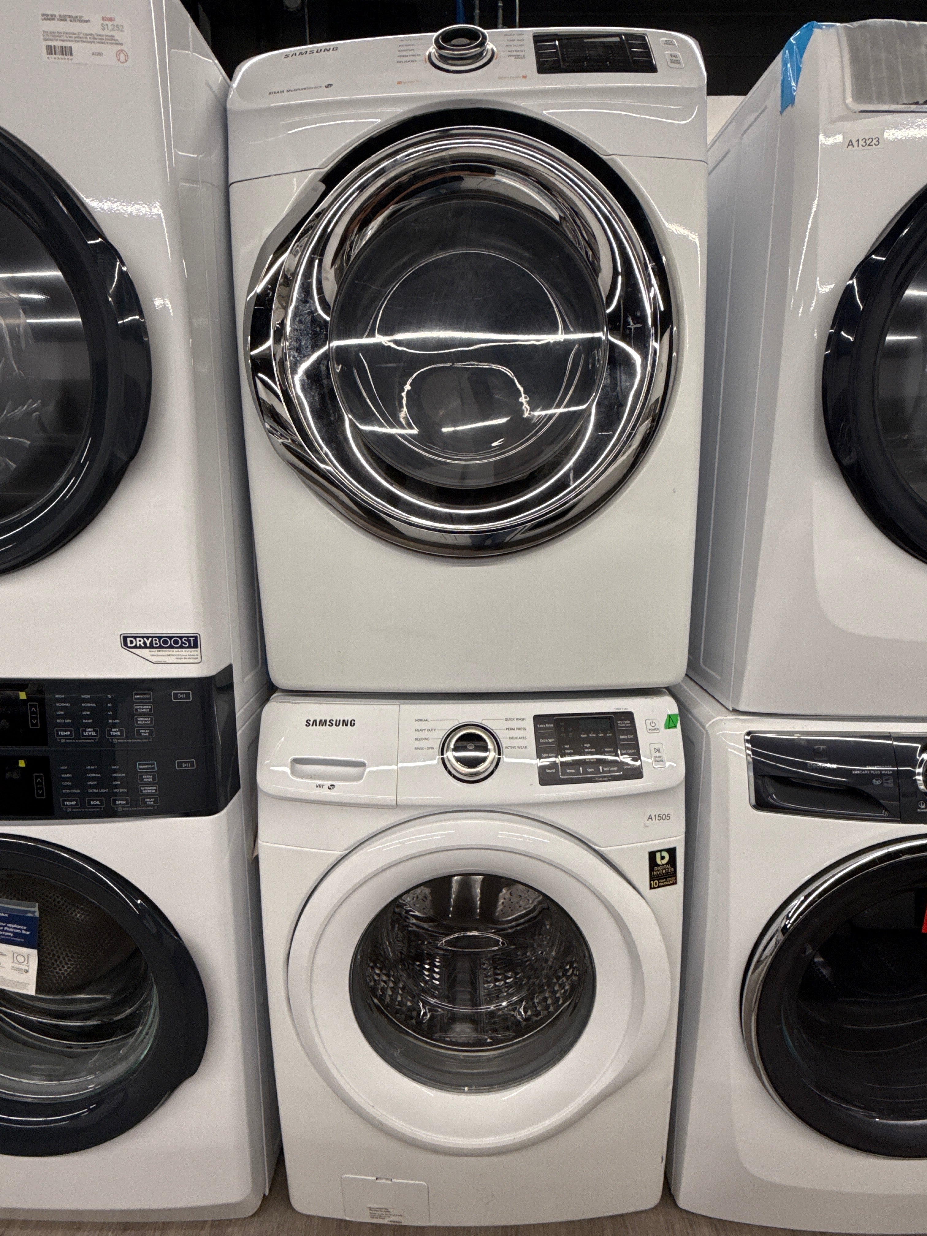 Samsung 27" Front Load Washer & Dryer Set (WF42H5000AW/A2 & DV42H5200EW/AC)