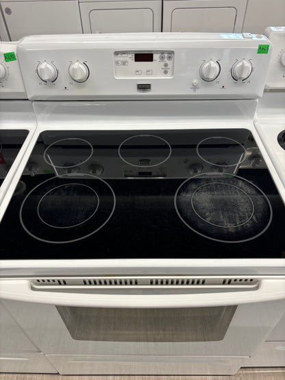 Maytag 30” glass top range - YMER7685BW/0