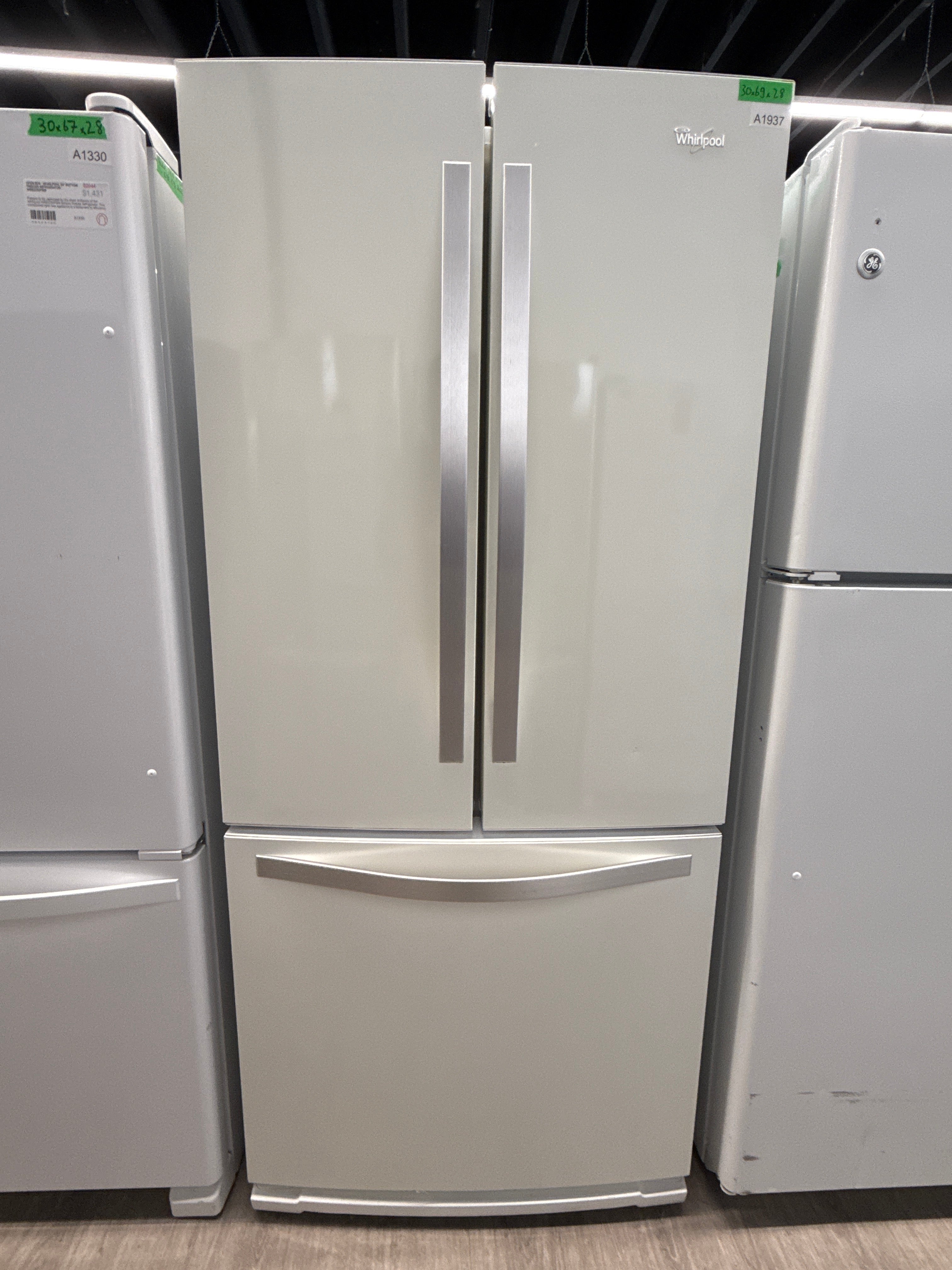 Whirlpool 30” French Door Refrigerator - WRF560SFYH03