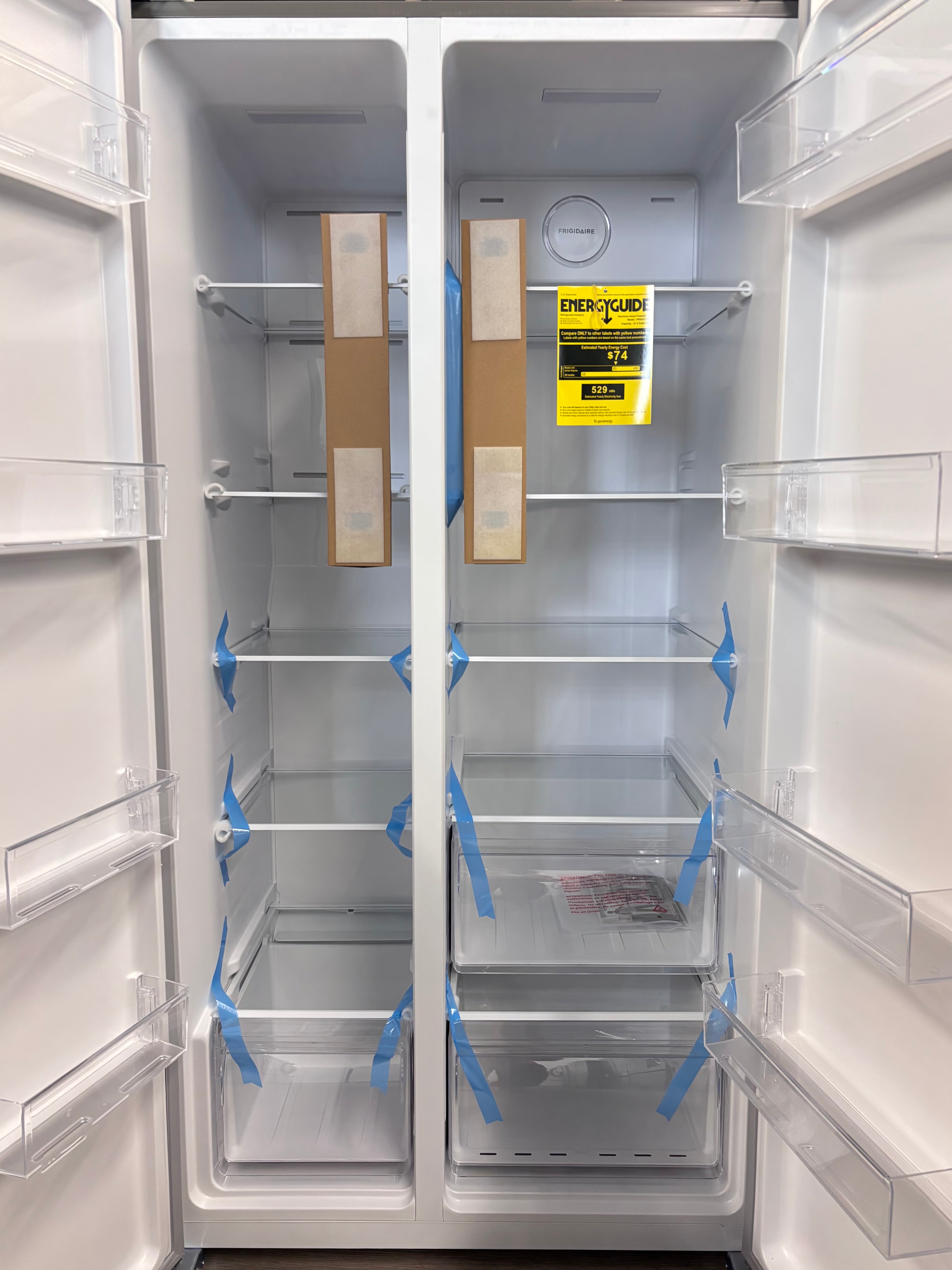 OPEN BOX - Frigidaire 36” Counter-Depth Side-by-Side Refrigerator - FRSG2115AV