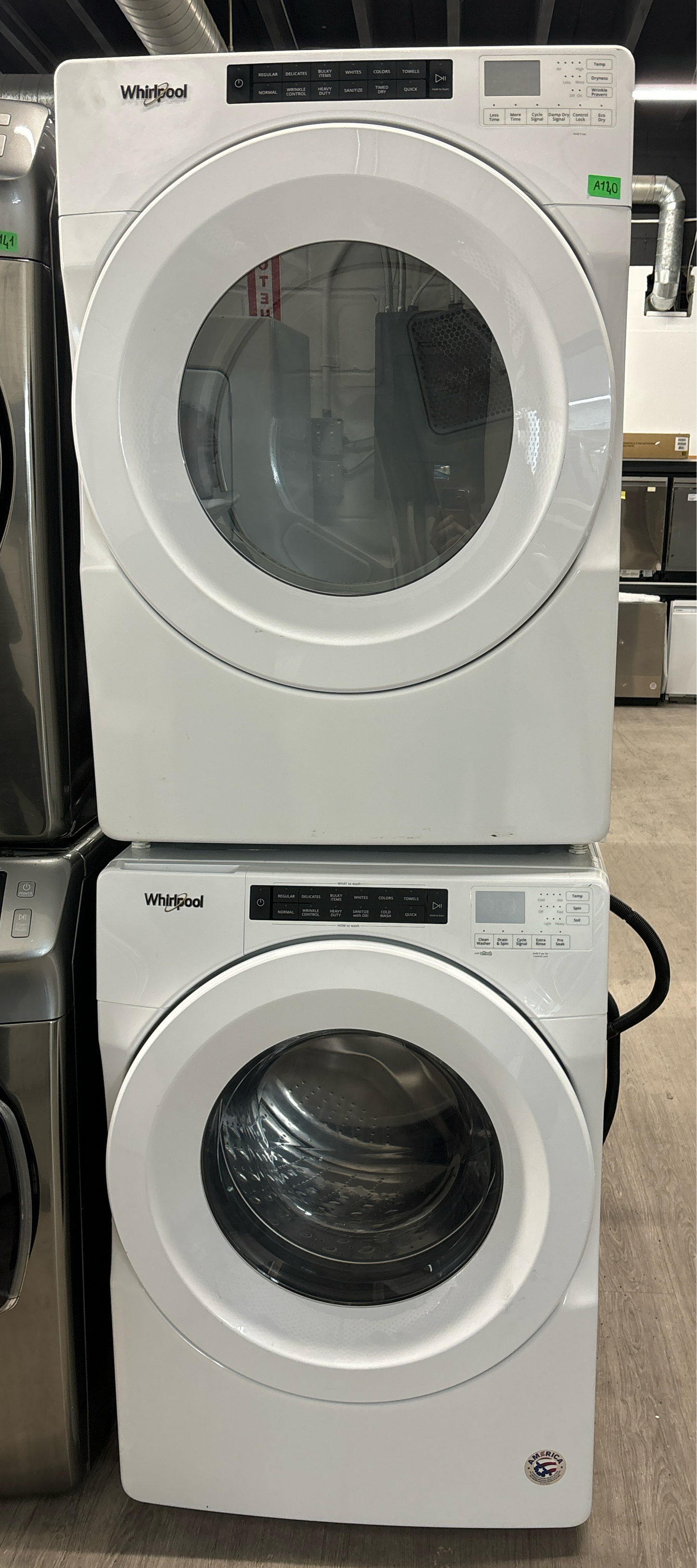 Whirlpool 27 inch washer and Dryer set