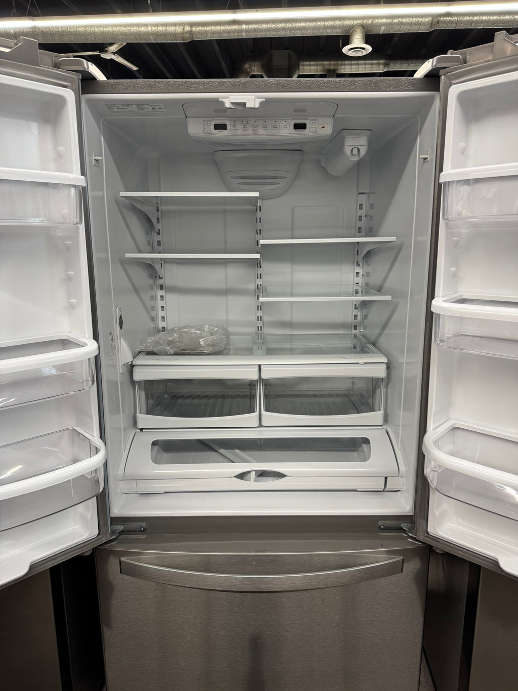 OPEN BOX - Whirlpool 33” French Door Refrigerator - WRFF5333PZ03