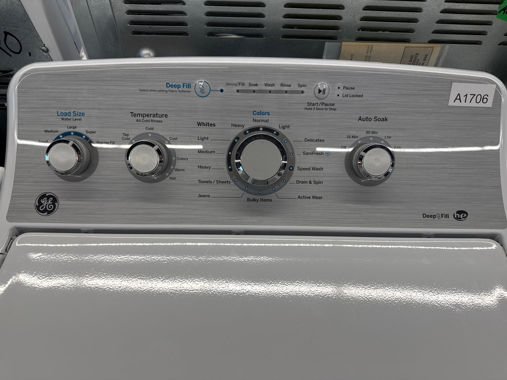 GE 27" Top Load Washer - GTW451BMR0WS