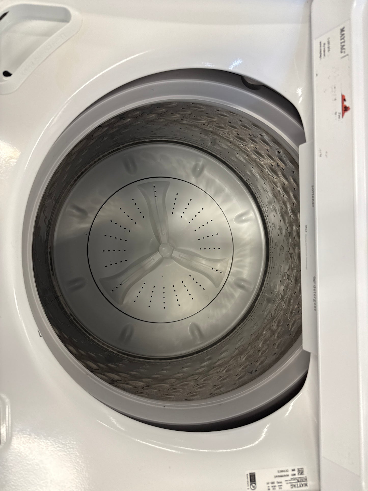 MAYTAG 27” Glass Top Load Washer -MVWX655DW2