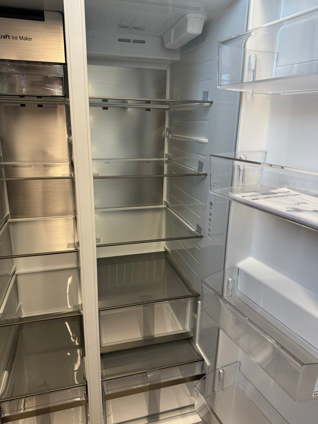 NEW - LG 36” Side by Side Refrigerator with Water & Ice Dispenser - LL27T3530S