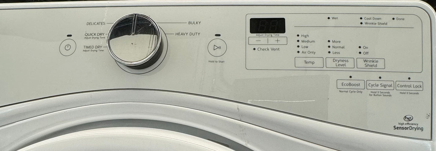 WHIRLPOOL 27” FRONT LOAD WASHER/DRYER SET - YWED75HEFW0