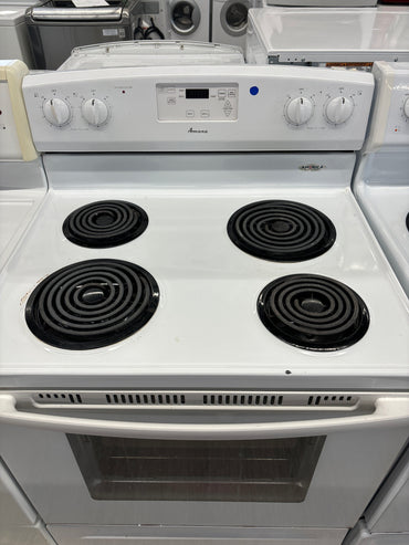 Amana 30” Freestanding Coil Top Range