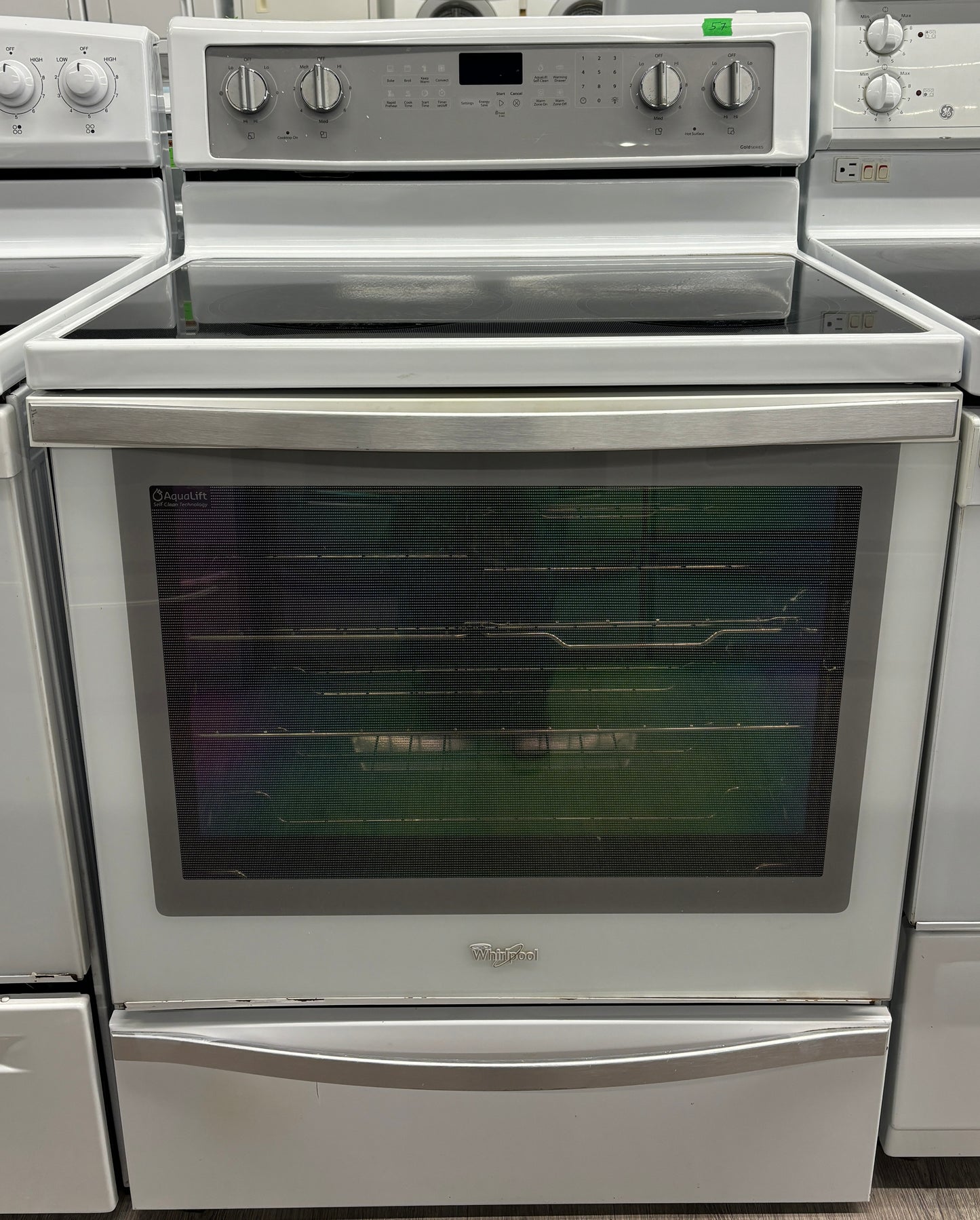 Whirlpool 30" Glass Top Range