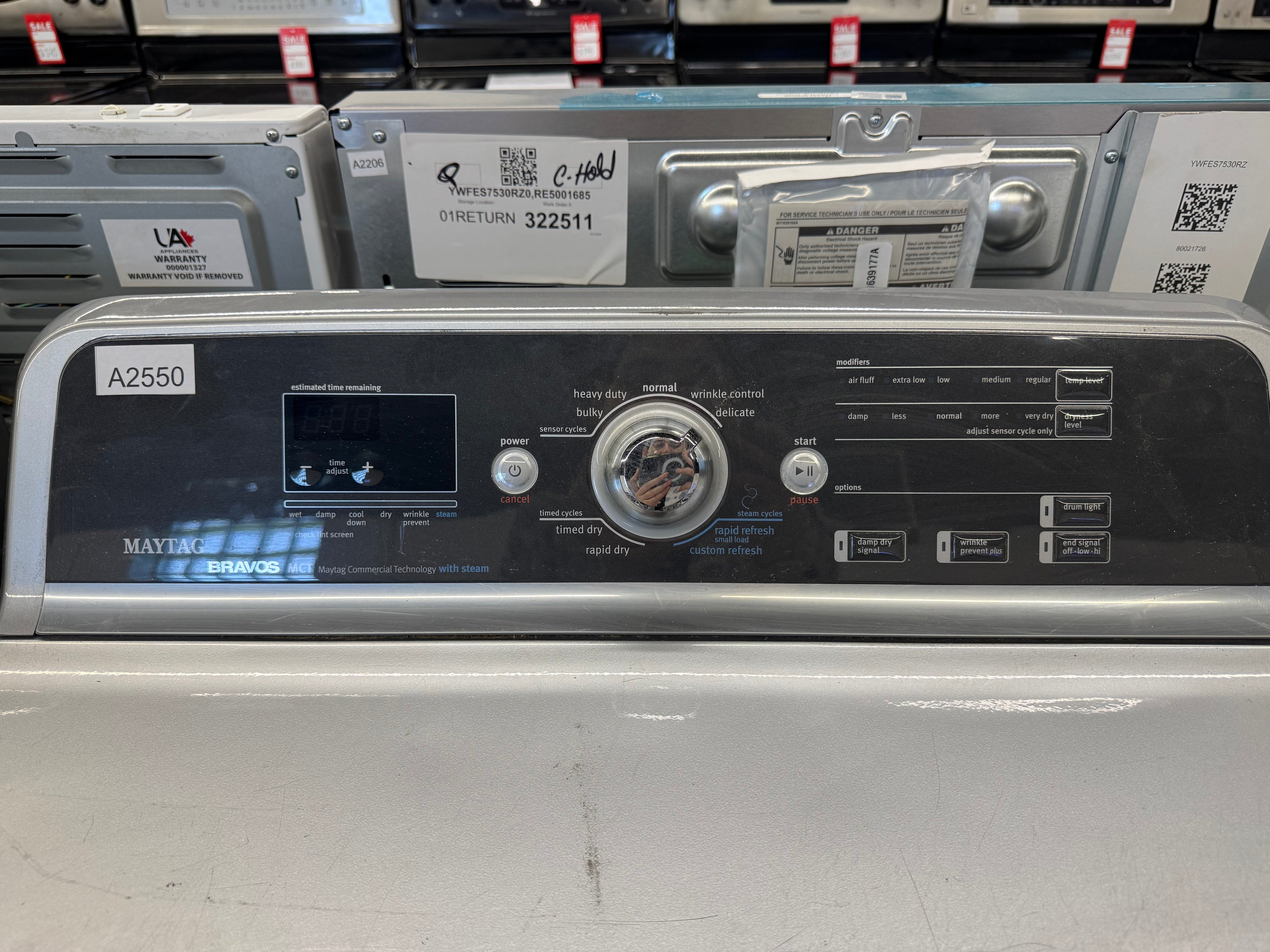 Maytag 27” Front Load Dryer - YMEDB850WL0