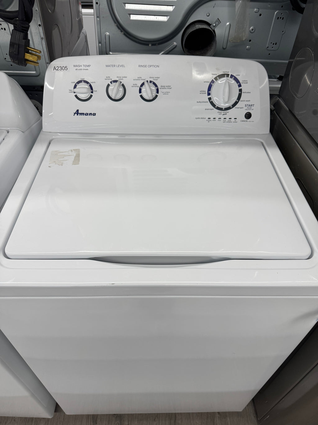 OPEN BOX - Amana 28” Top Load Washer - NTW4519JW2