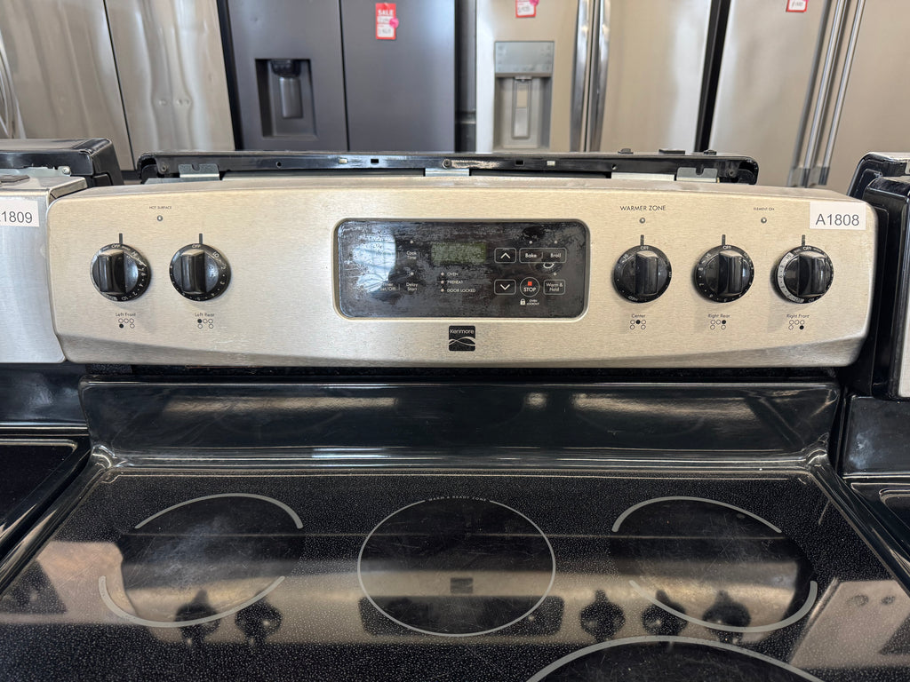 Kenmore 30” Freestanding Glass Top Range - 970.689432