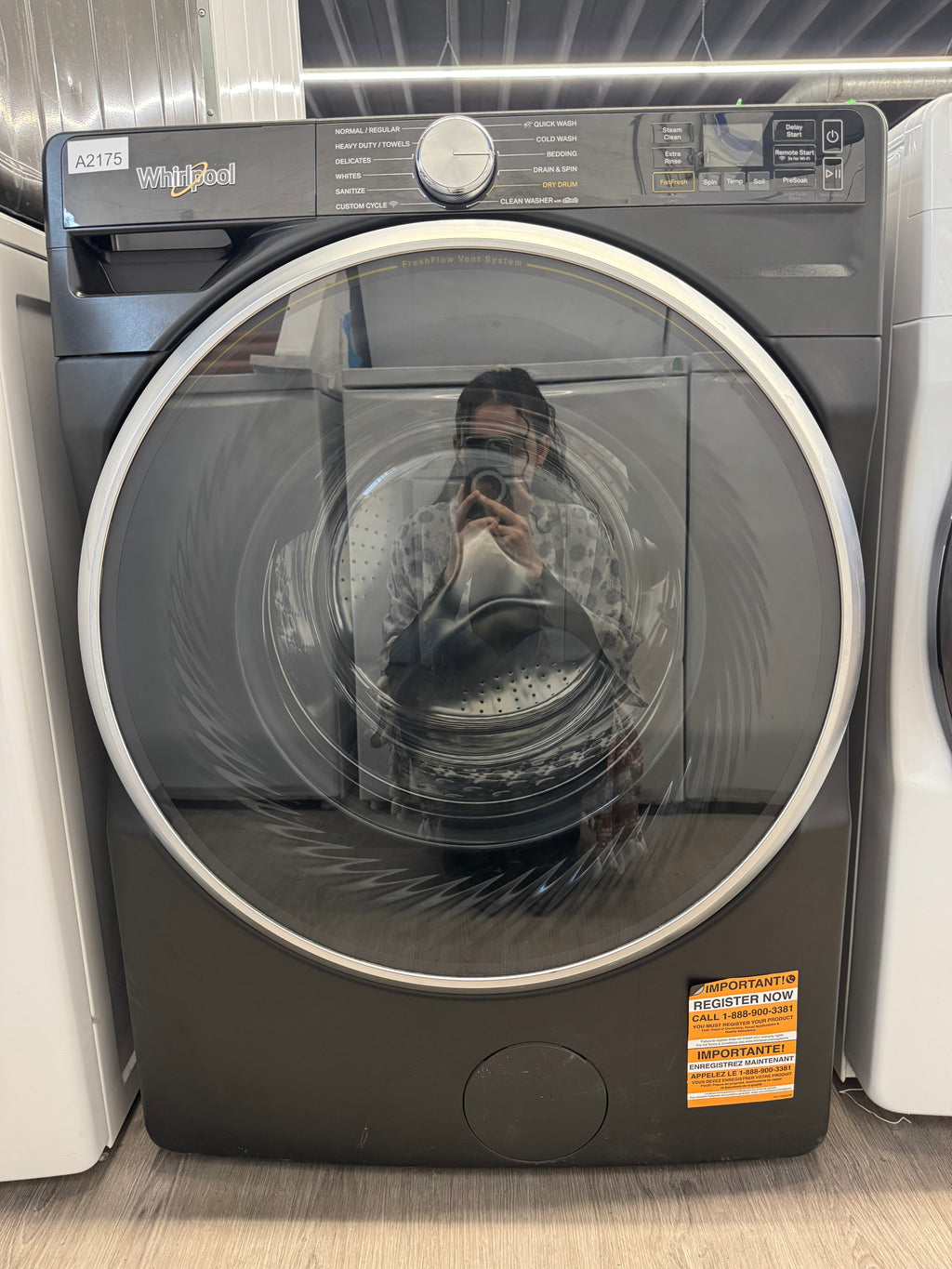 OPEN BOX - Whirlpool  27” Front Load Washer- WFW6720RU0