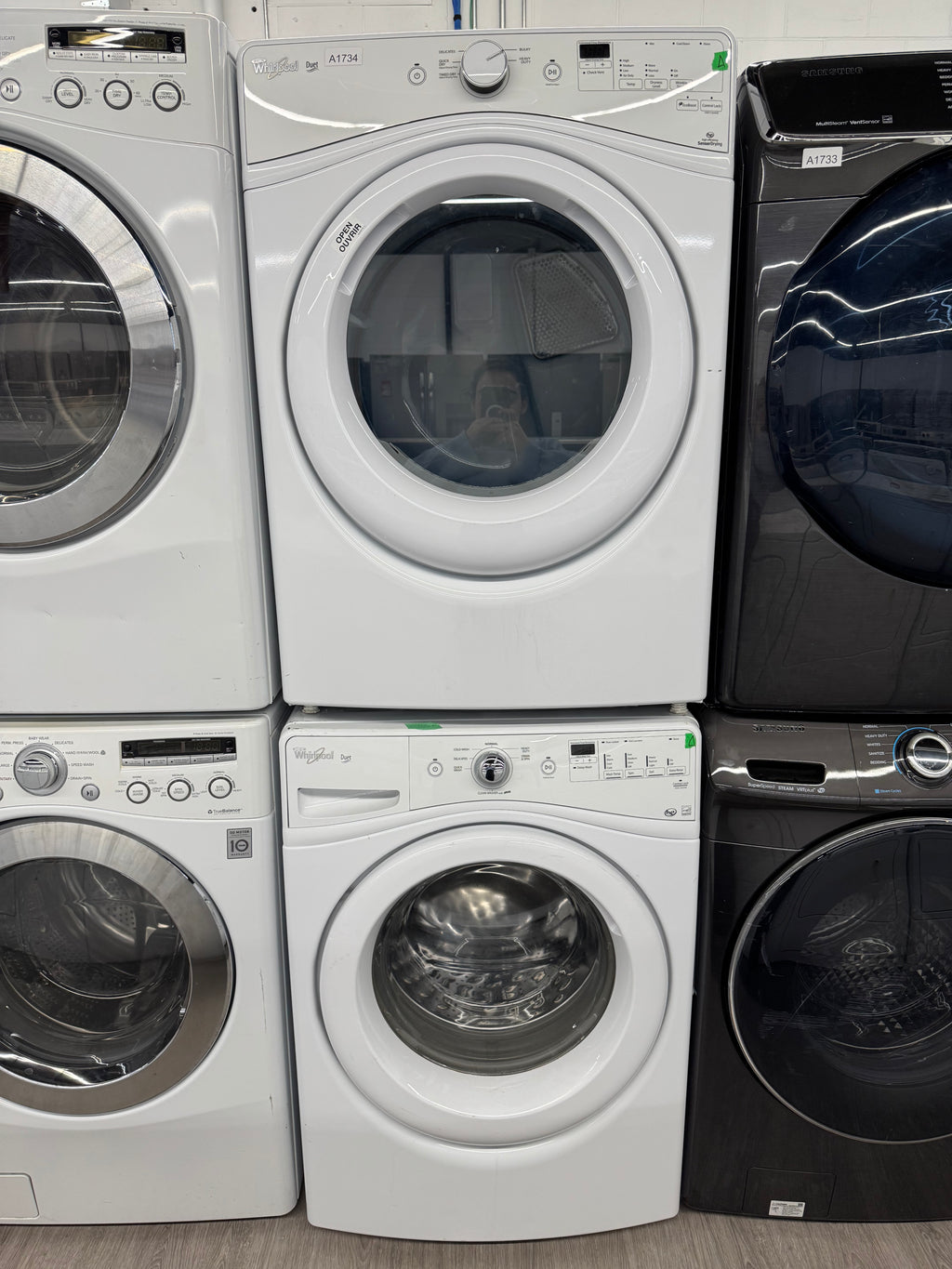 Whirlpool 27” Front Load Washer & Dryer Set - YWED72HEDW1