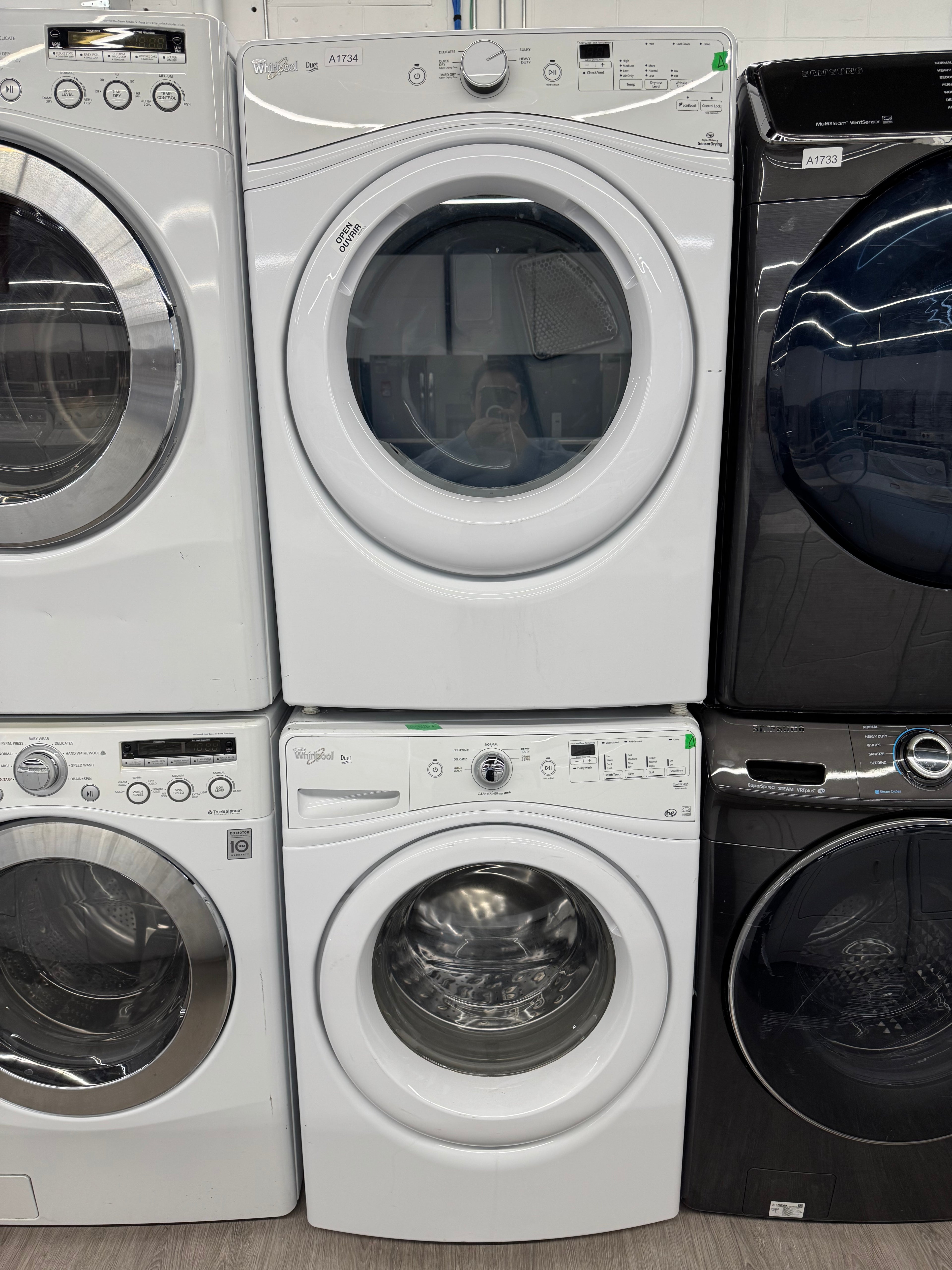 Whirlpool 27” Front Load Washer & Dryer Set - YWED72HEDW1