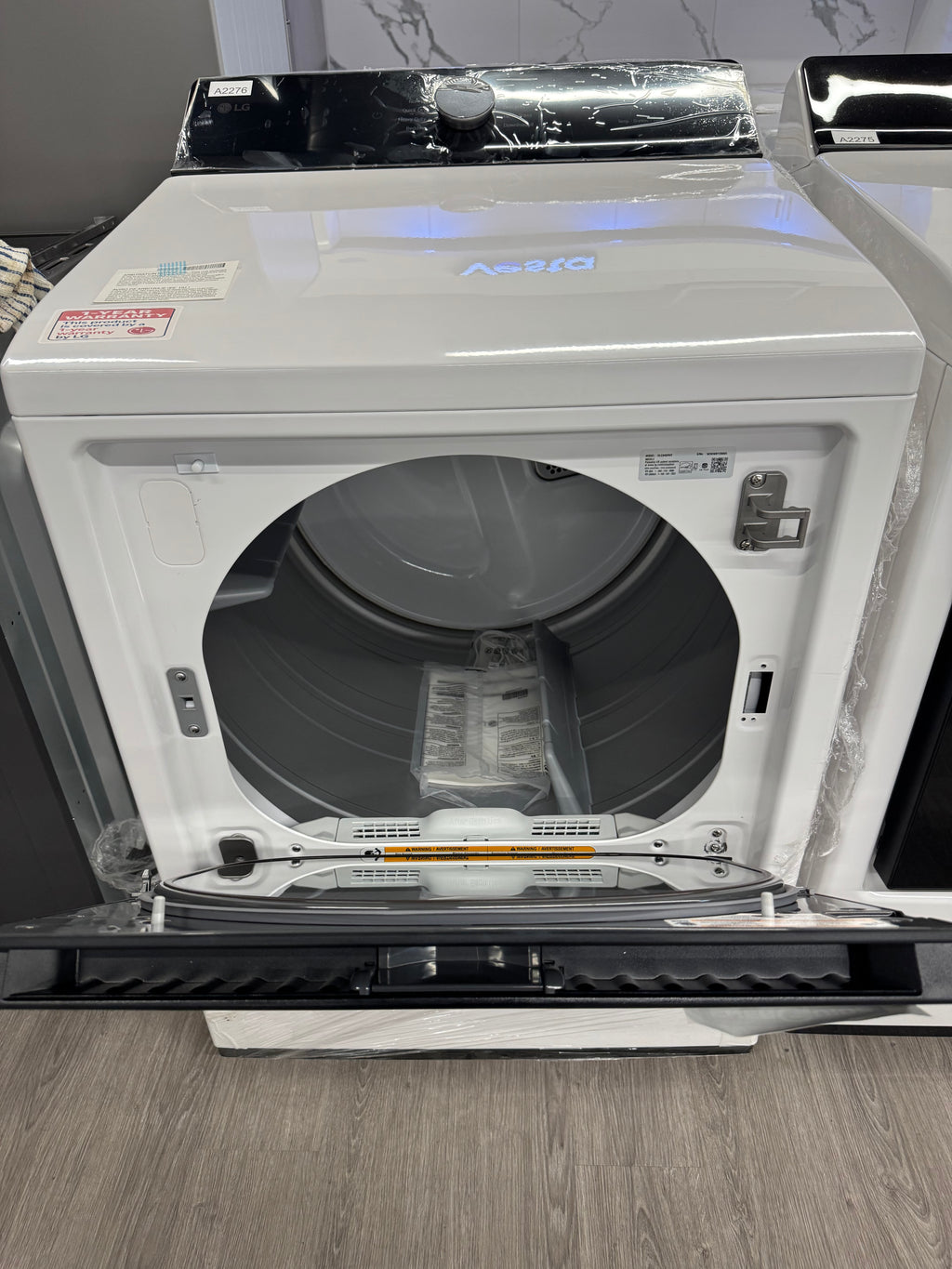 NEW - LG 27” Front Load Dryer - DLE8400WE (1 YEAR MANUFACTURER WARRANTY)