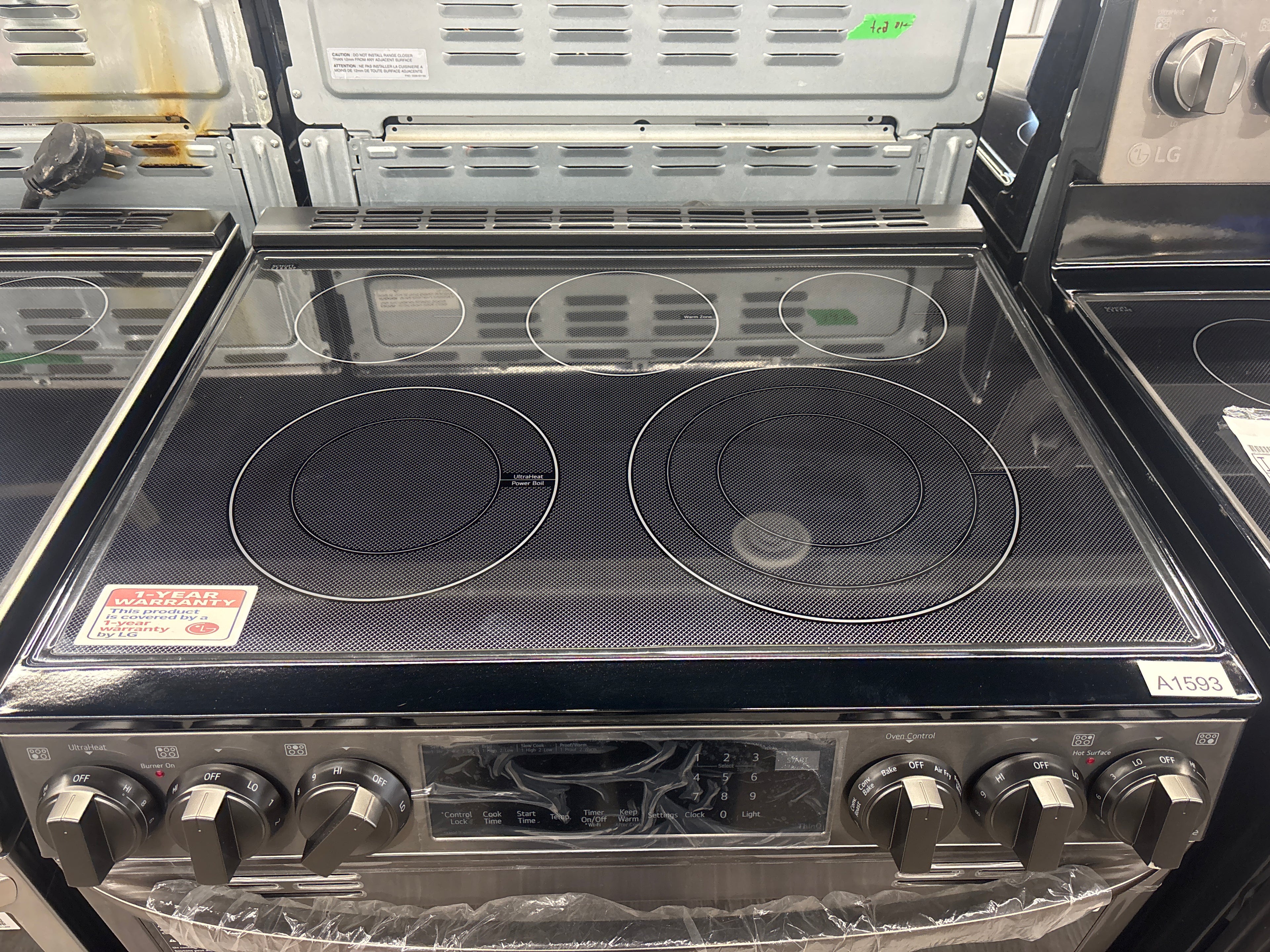 LG 30” Slide-In Glass Top Range - LSEL6335D (1 YEAR MANUFACTURER WARRANTY)