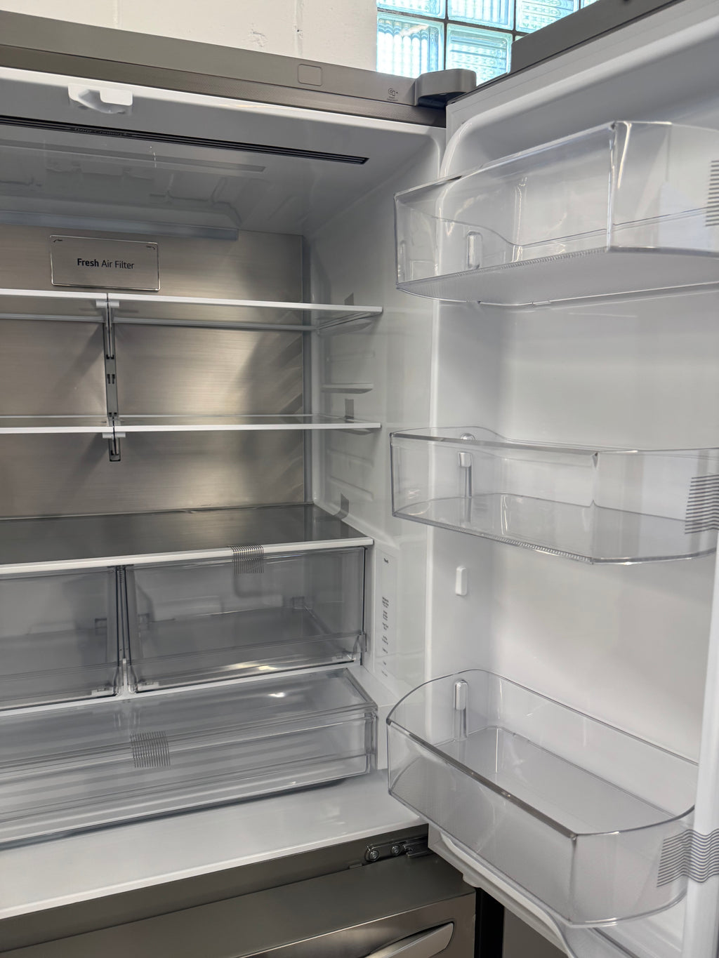 NEW - LG 36” Counter Depth French Door Fridge with Water & Ice Dispenser - LRFXC2606S (1 YEAR MANUFACTURER WARRANTY)