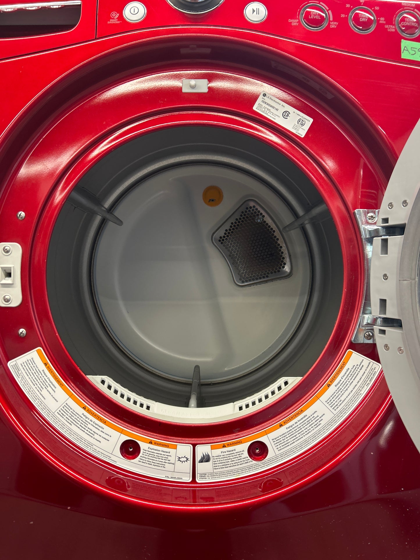 LG 27'' Front Load Dryer - DLEX2550R