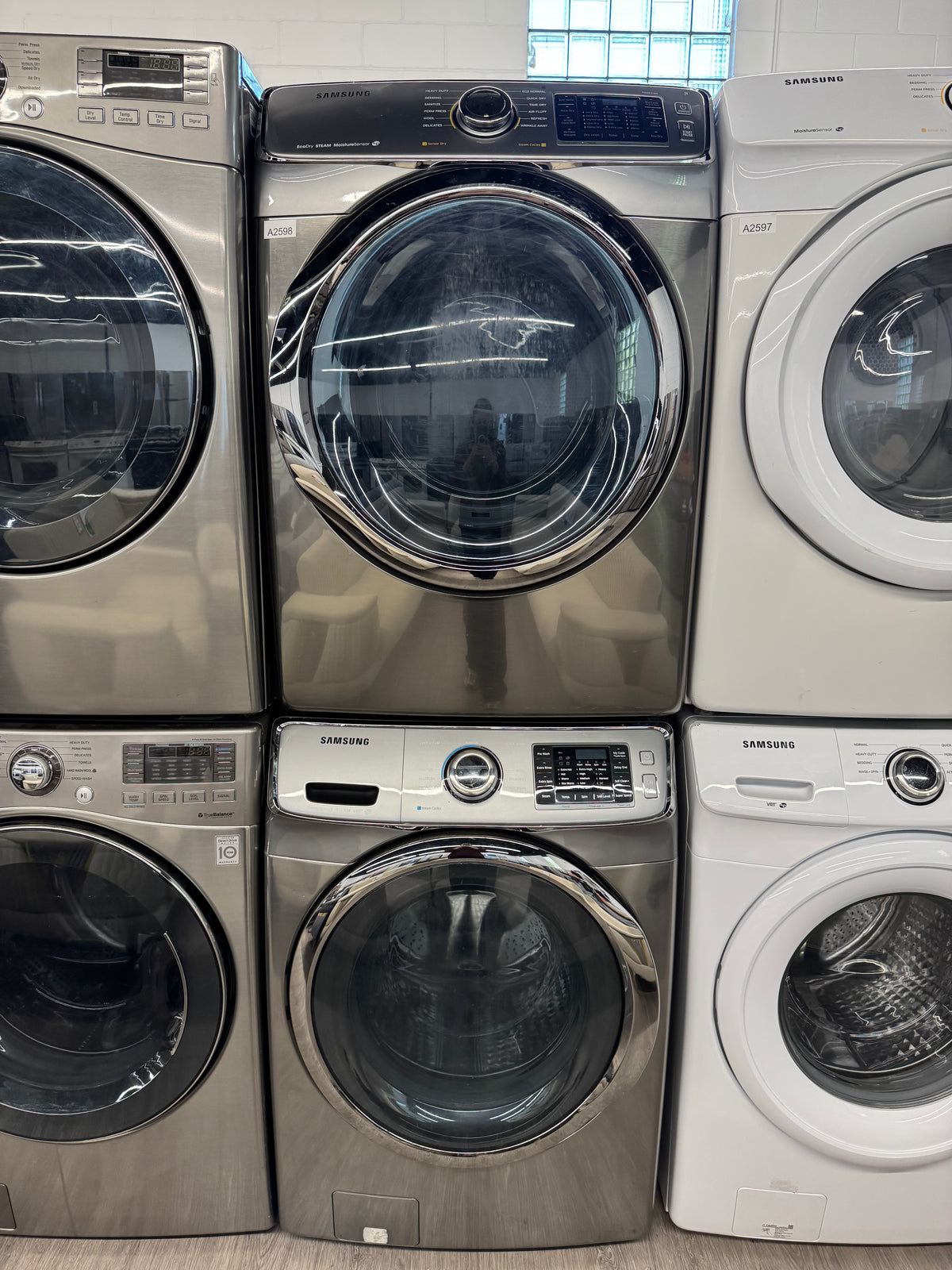 Samsung 27” Front Load Steam Washer & Dryer Set – WF42H5600AP/A2 & DV42H5600EP/AC