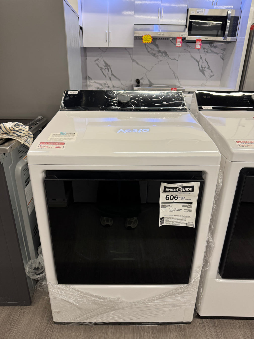 NEW - LG 27” Front Load Dryer - DLE8400WE (1 YEAR MANUFACTURER WARRANTY)