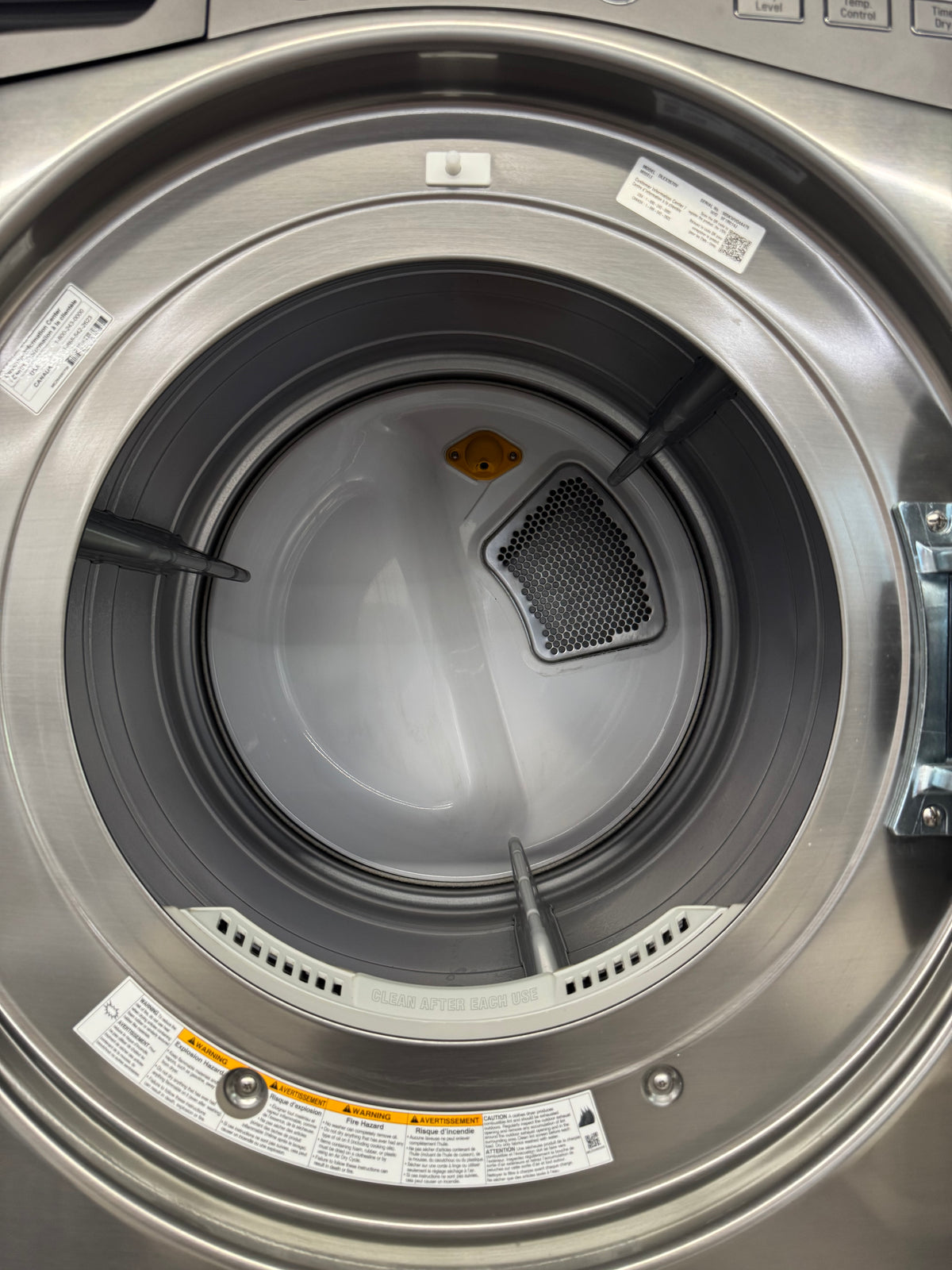 LG 27” Front Load Steam Washer & Dryer Set – WM3470HVA & DLEX3570V