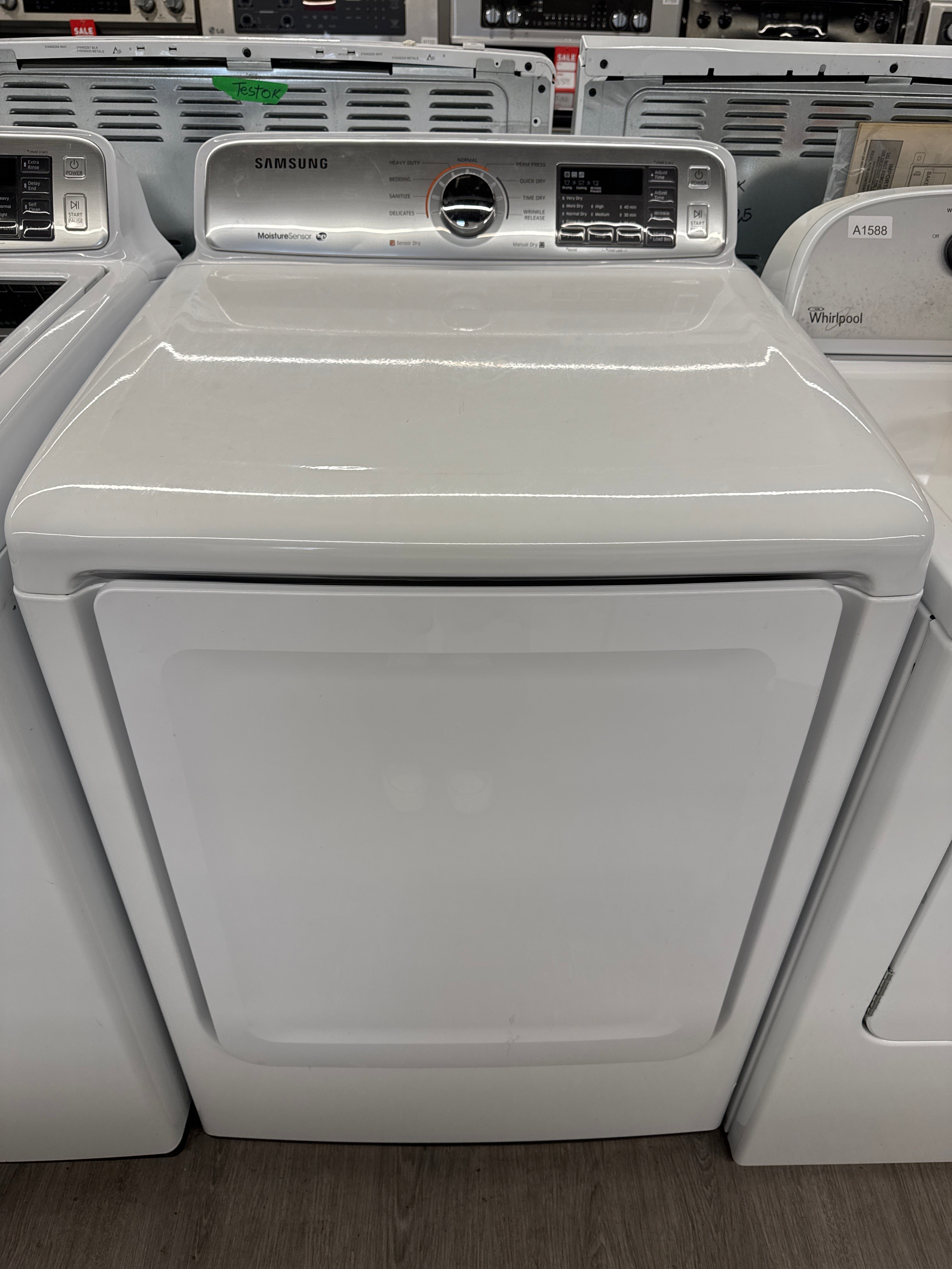 Samsung 27” Top Load Washer & Front Load Dryer (WA45H7000AW/A2 & DV45H7000EW/AC)