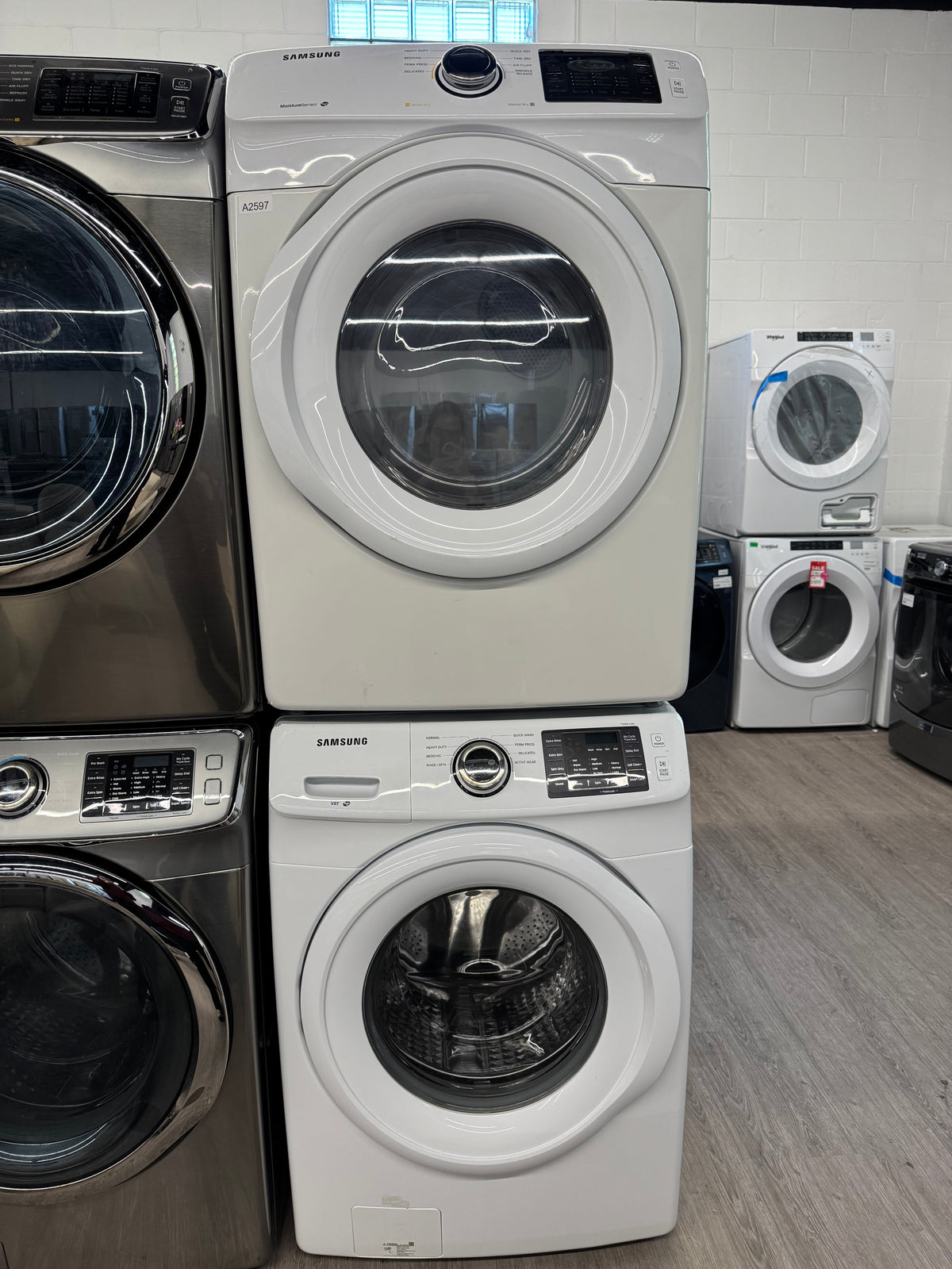 Samsung 27” Front Load Washer & Dryer Set – WF42H5000AW/A2 & DV42H5000EW/AC