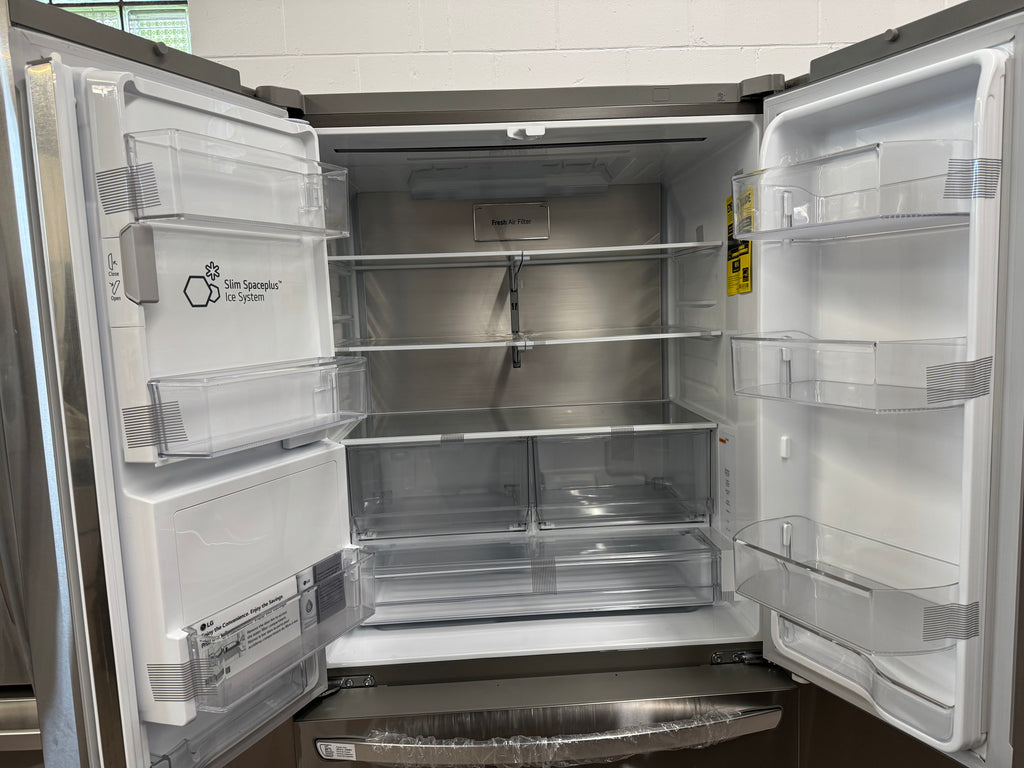 OPEN BOX - LG 36” French Door Refrigerator with Water & Ice Dispenser - LRFXC2606S - 1 YEAR LG WARRANTY