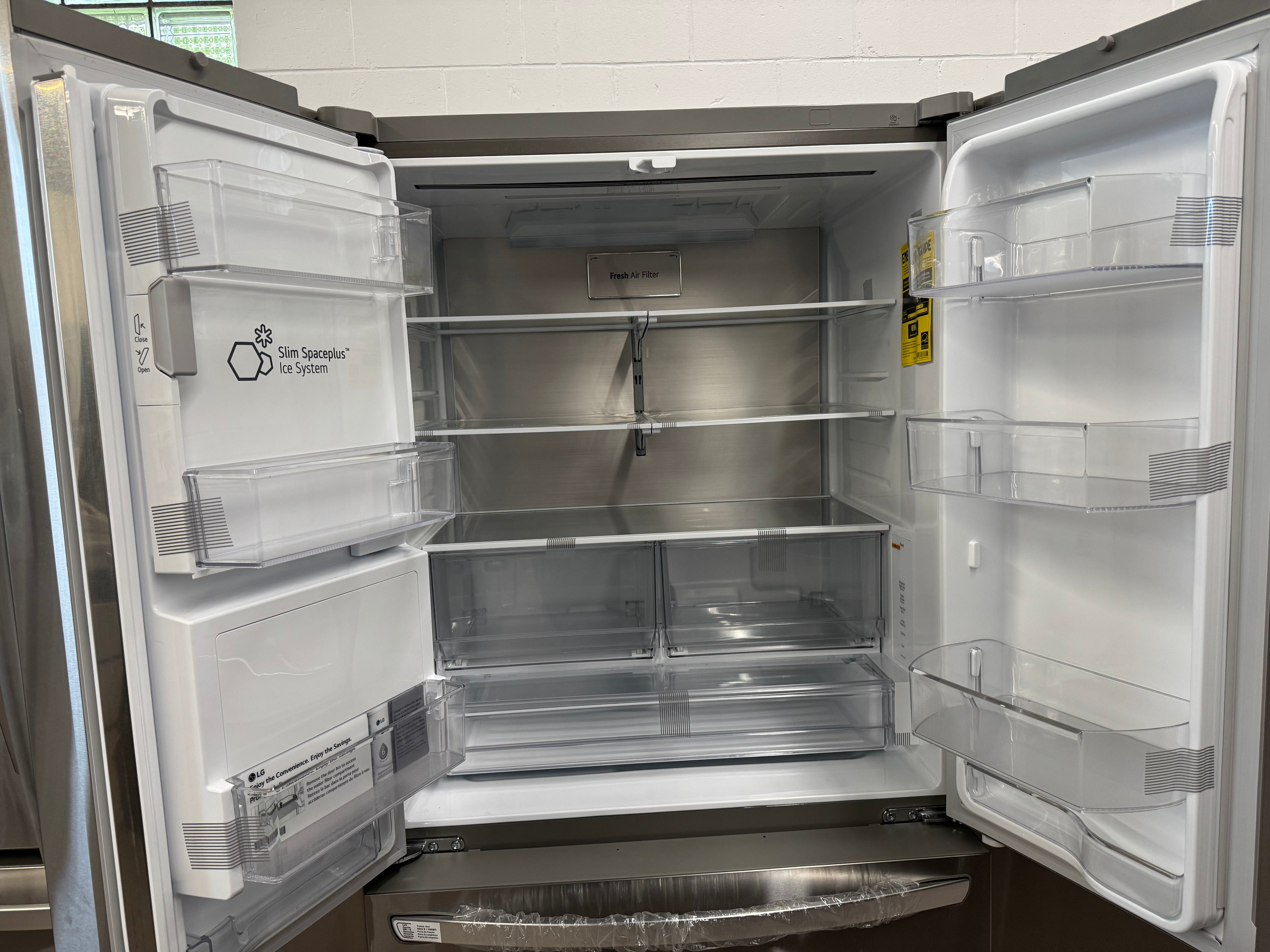 OPEN BOX - LG 36” French Door Refrigerator with Water & Ice Dispenser - LRFXC2606S - 1 YEAR LG WARRANTY