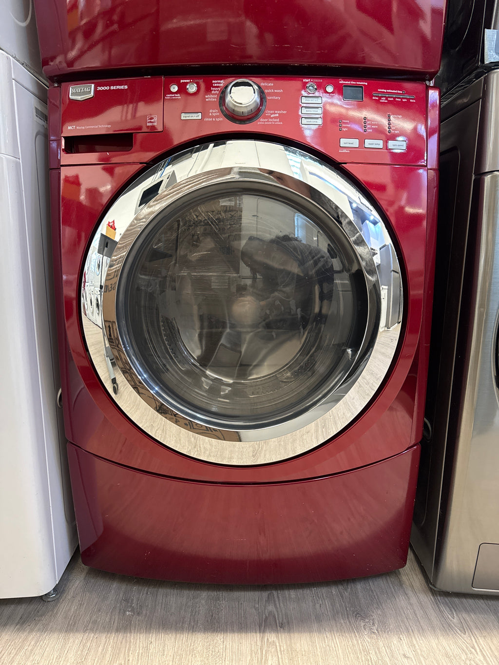 MAYTAG 27” Front Load Washer- MHWE300VF00 and Dryer YMEDE300VF0