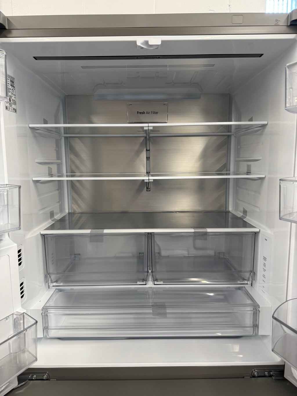 NEW - LG 36” Counter Depth French Door Fridge with Water & Ice Dispenser - LRFXC2606S (1 YEAR MANUFACTURER WARRANTY)