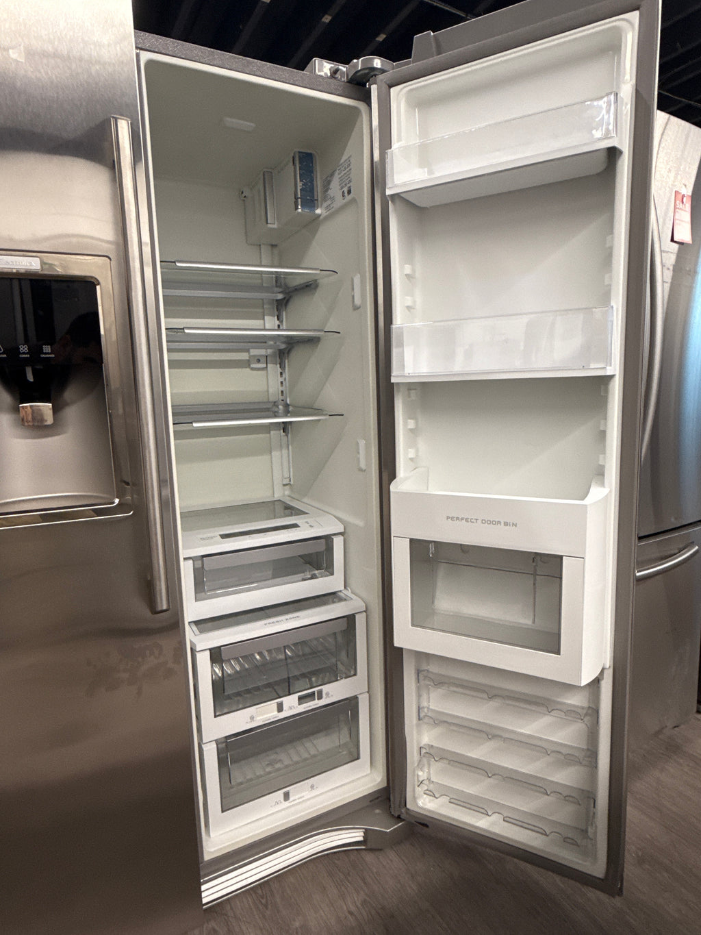 Electrolux 36” Side-by-Side Fridge with Water & Ice Dispenser - EW23CS85KS2