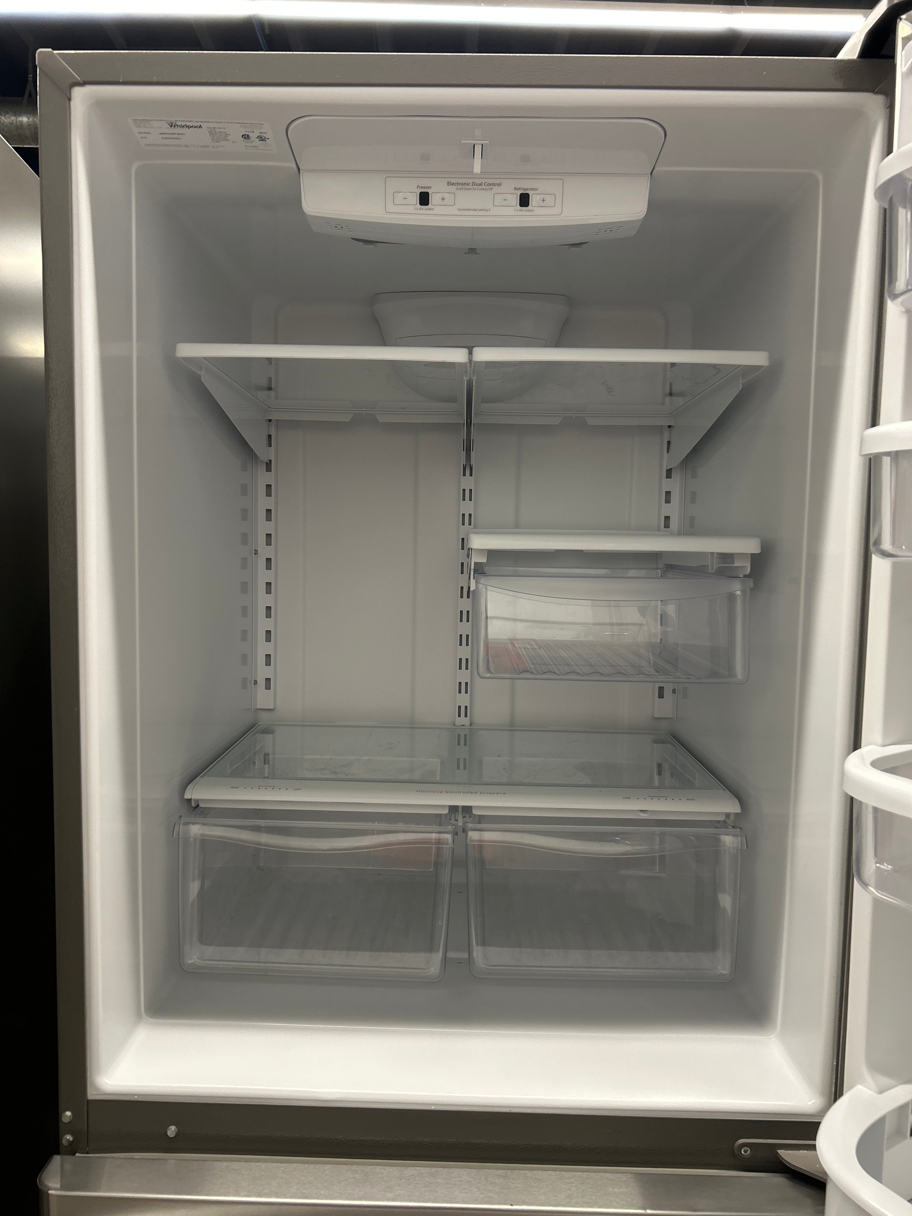 Whirlpool 30” Fridge-WRB329RFBM01