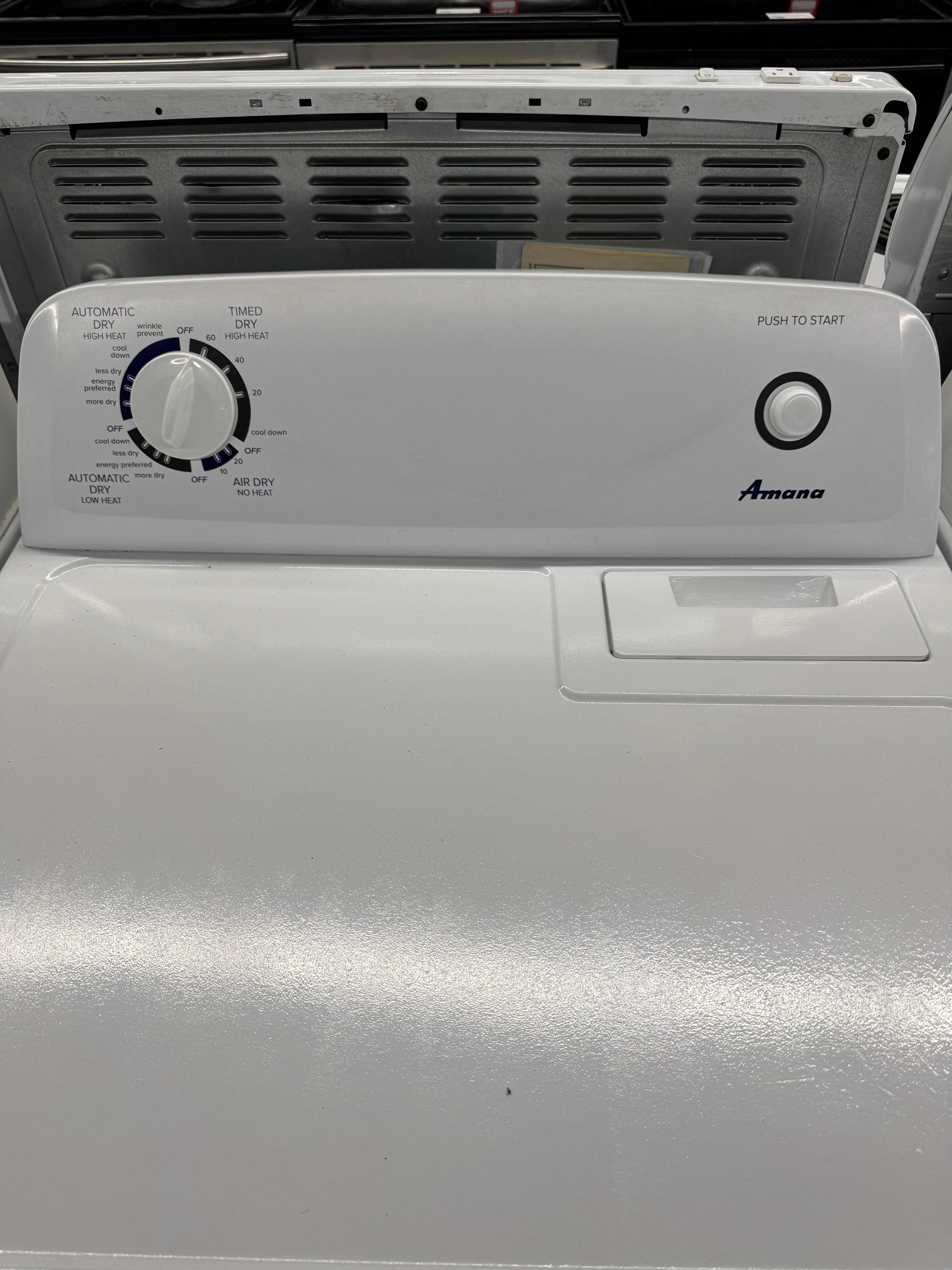 Amana 27” Top Load Washer & Dryer Set (NTW4600YQ1 & YNED4655EW1)