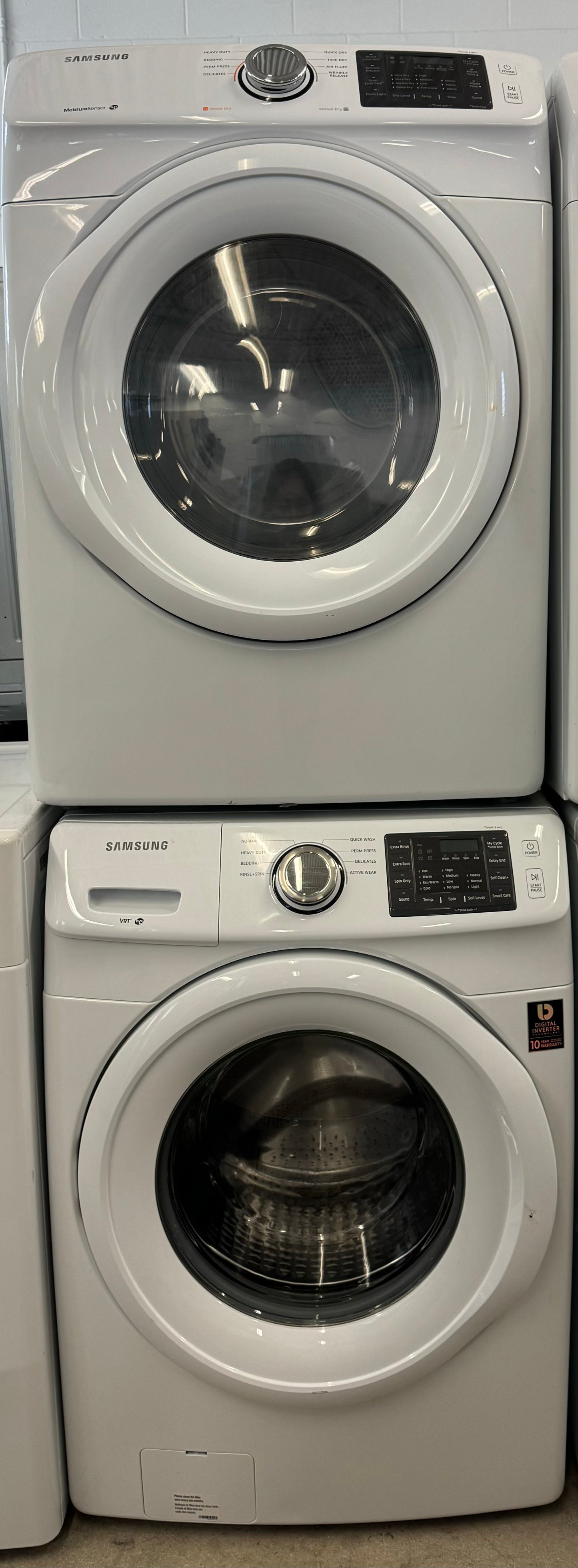 Samsung 27" Front Load Washer/Dryer Set