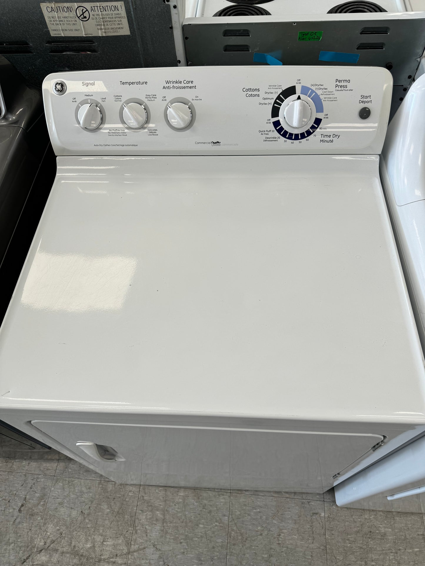 GE 27” FRONT LOAD DRYER - GTMP280ED5WW