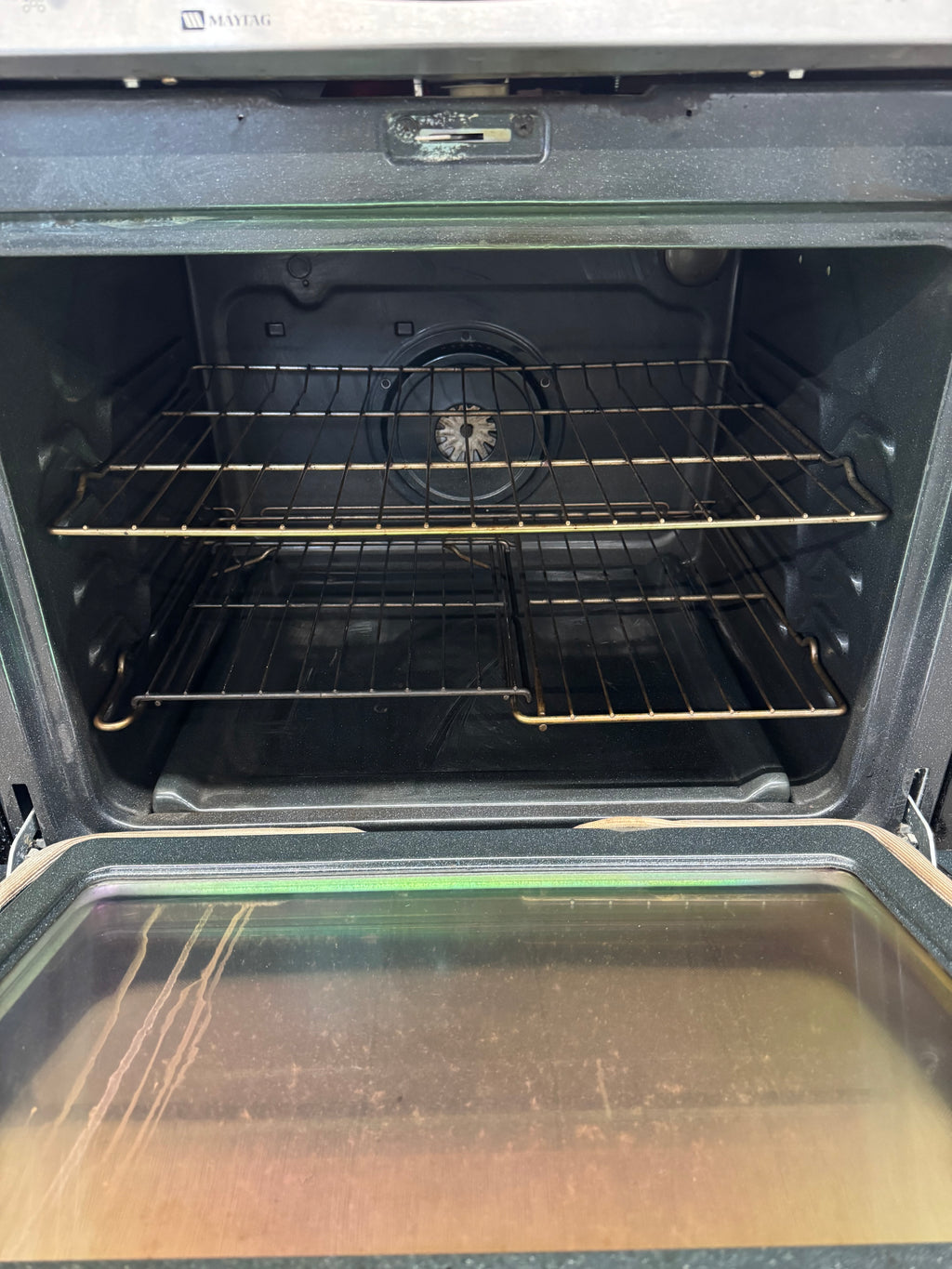 Maytag 30” Slide-in Glass Top Range - MES5875BCS