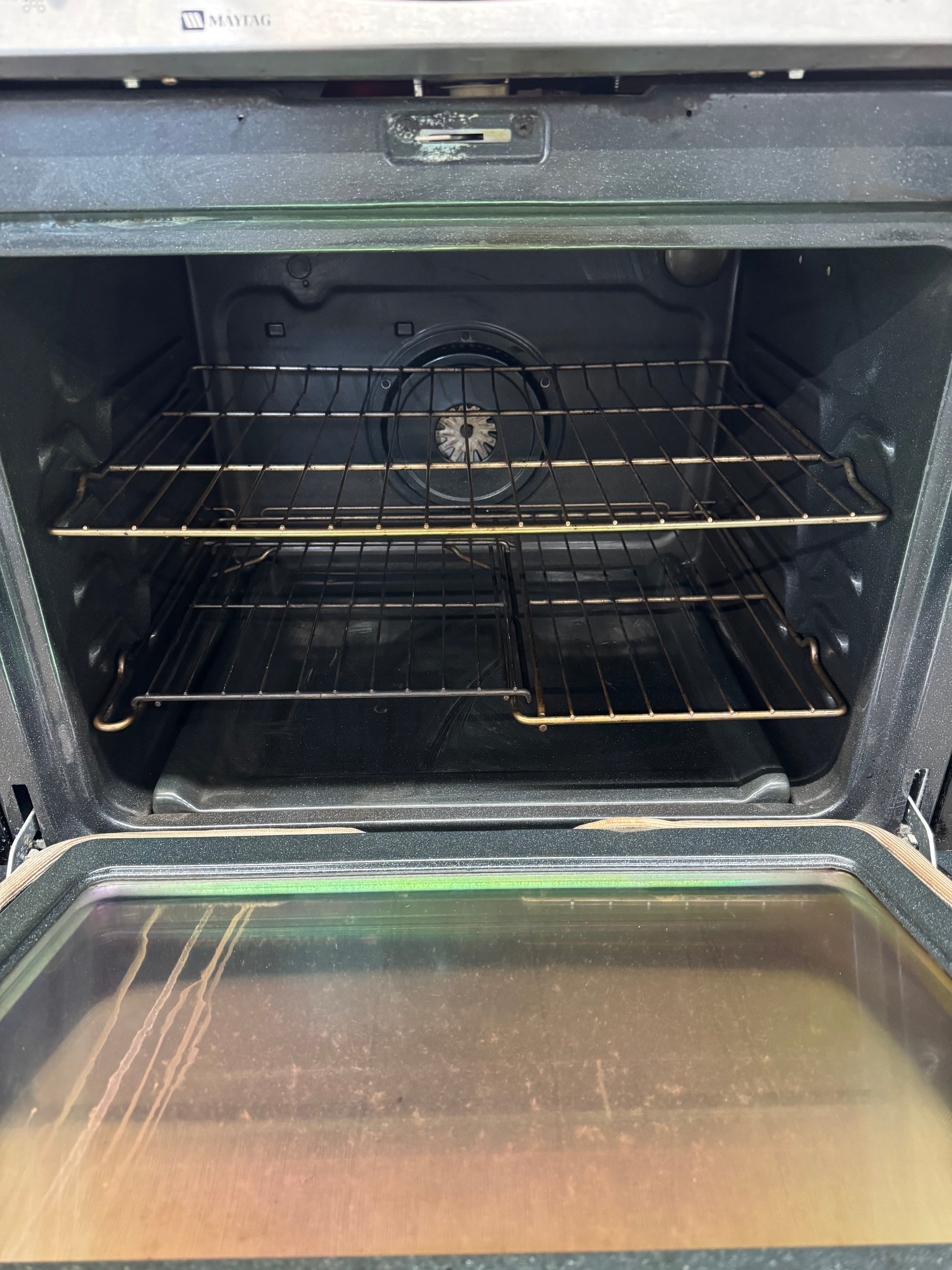 Maytag 30” Slide-in Glass Top Range - MES5875BCS