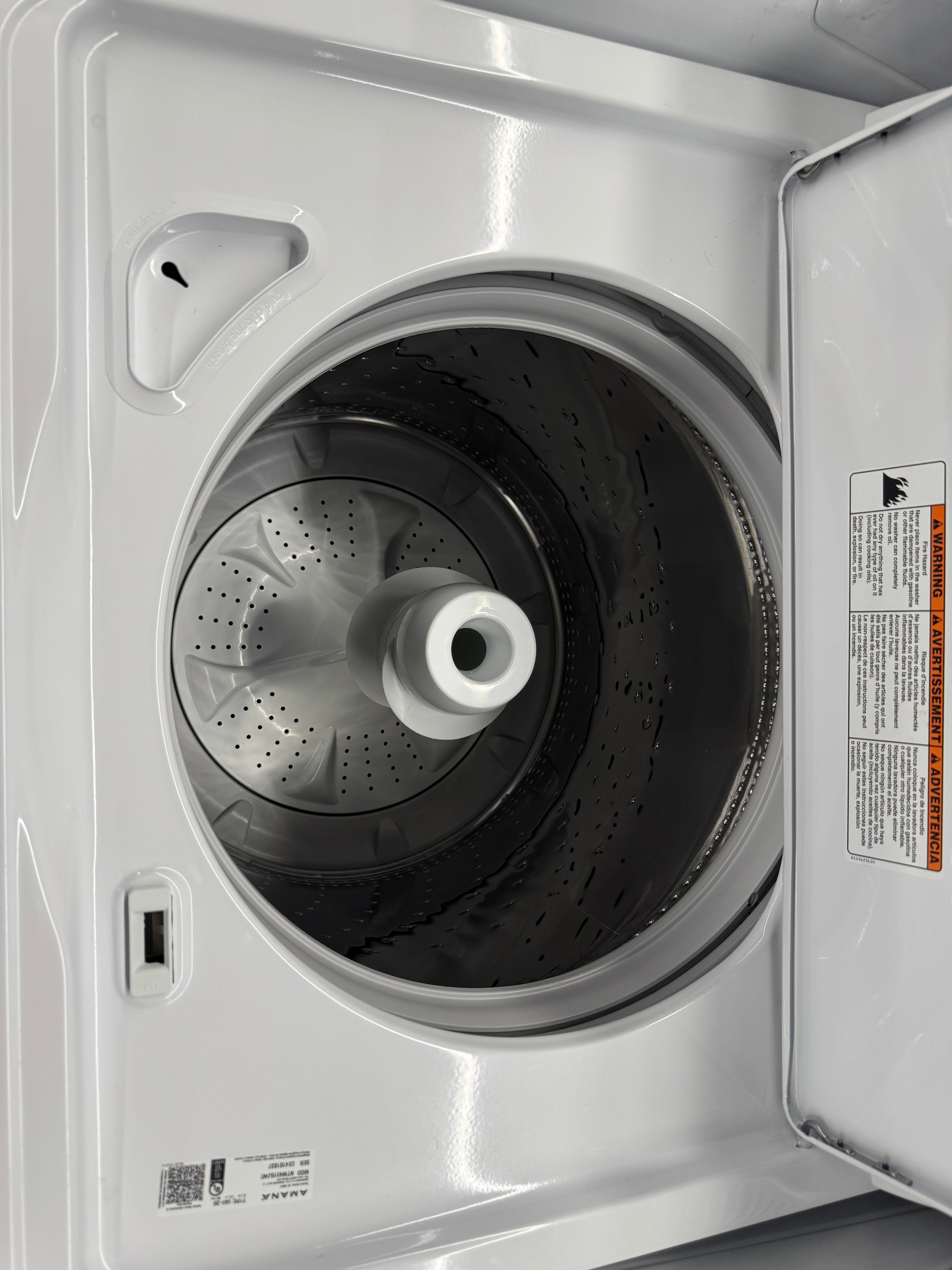 OPEN BOX - Amana 28” Top Load Washer - NTW4519JW2