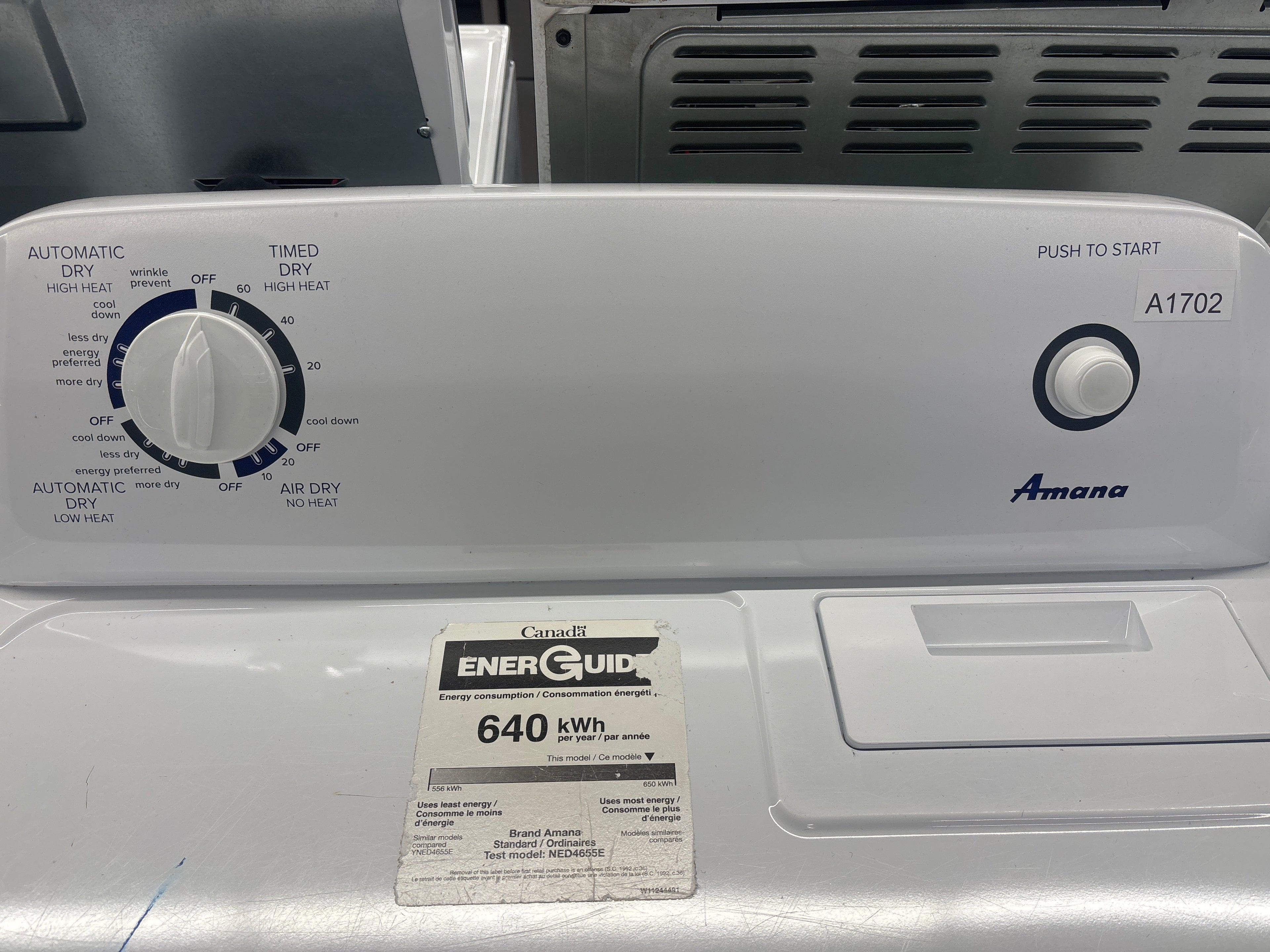 Amana 29” Front Load Dryer - YNED4655EW1