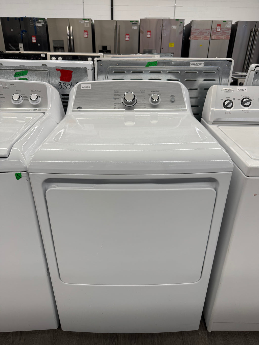 GE 27” Top Load Washer & Dryer Set ( GTW485BMM0WS & GTX33EBMR0WS)