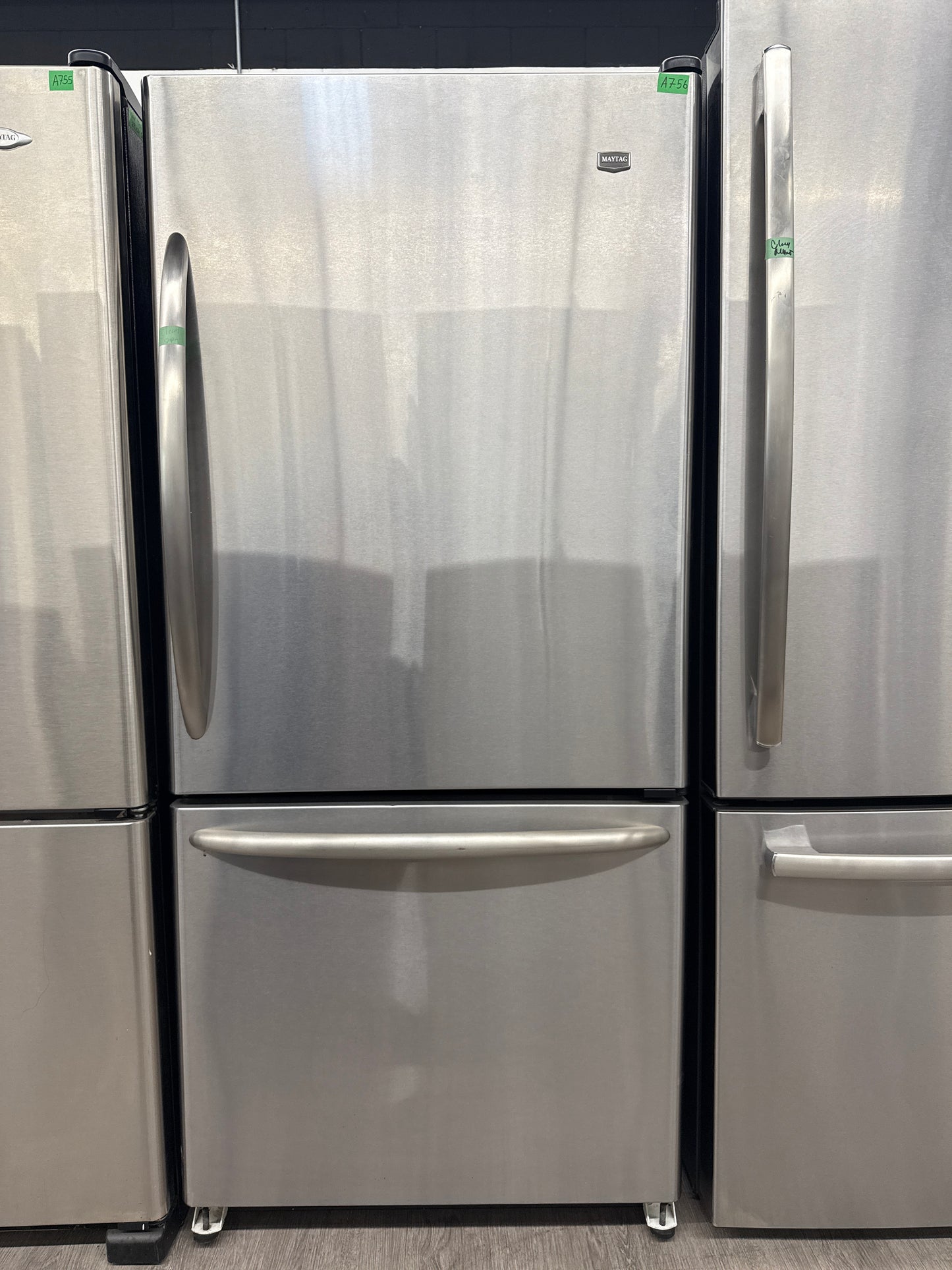 Maytag 30" Bottom Freezer Refrigerator-MBR1957VES2