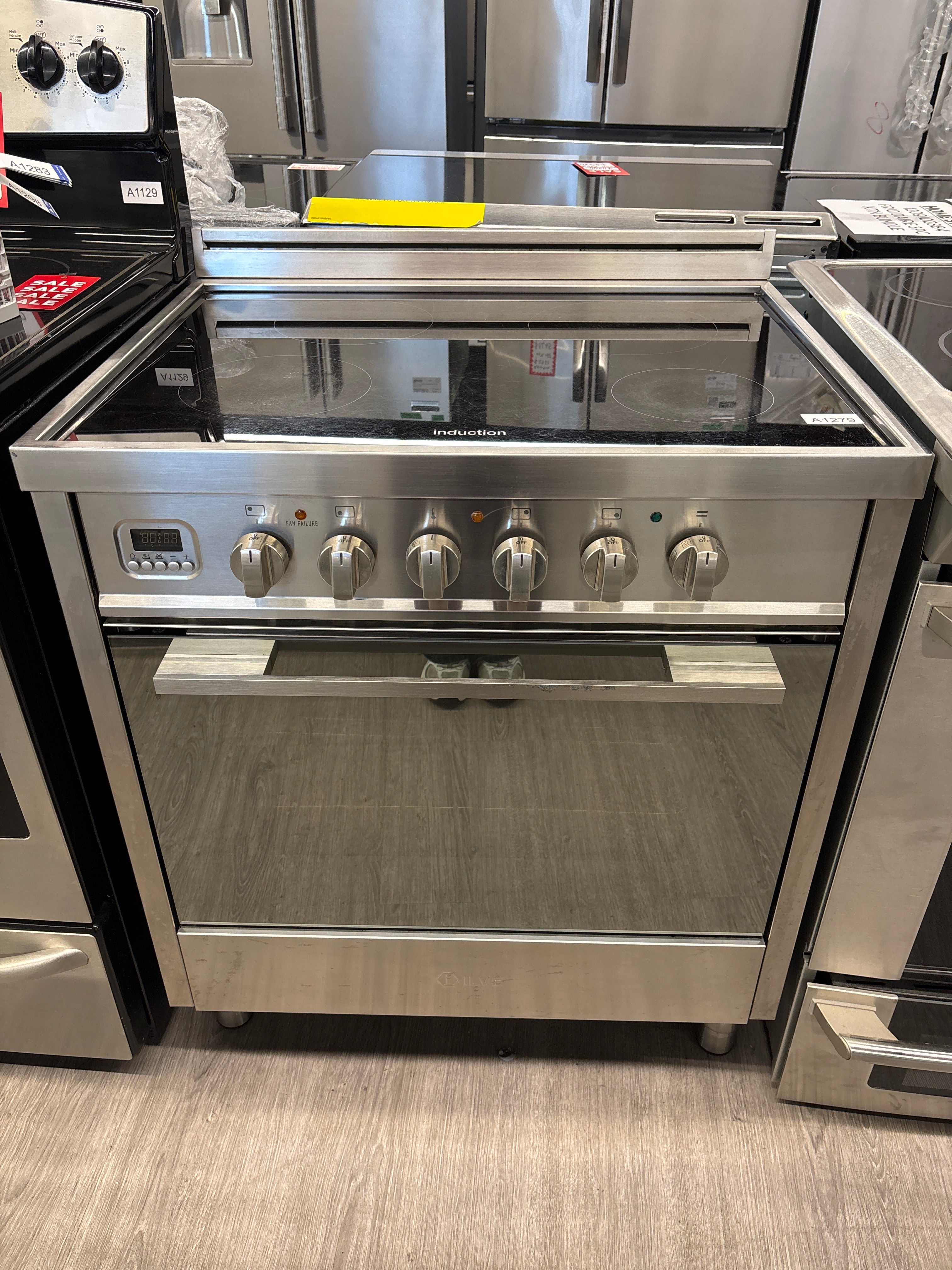 Used ILVE 30” Freestanding Induction Range - UPSI76MPI