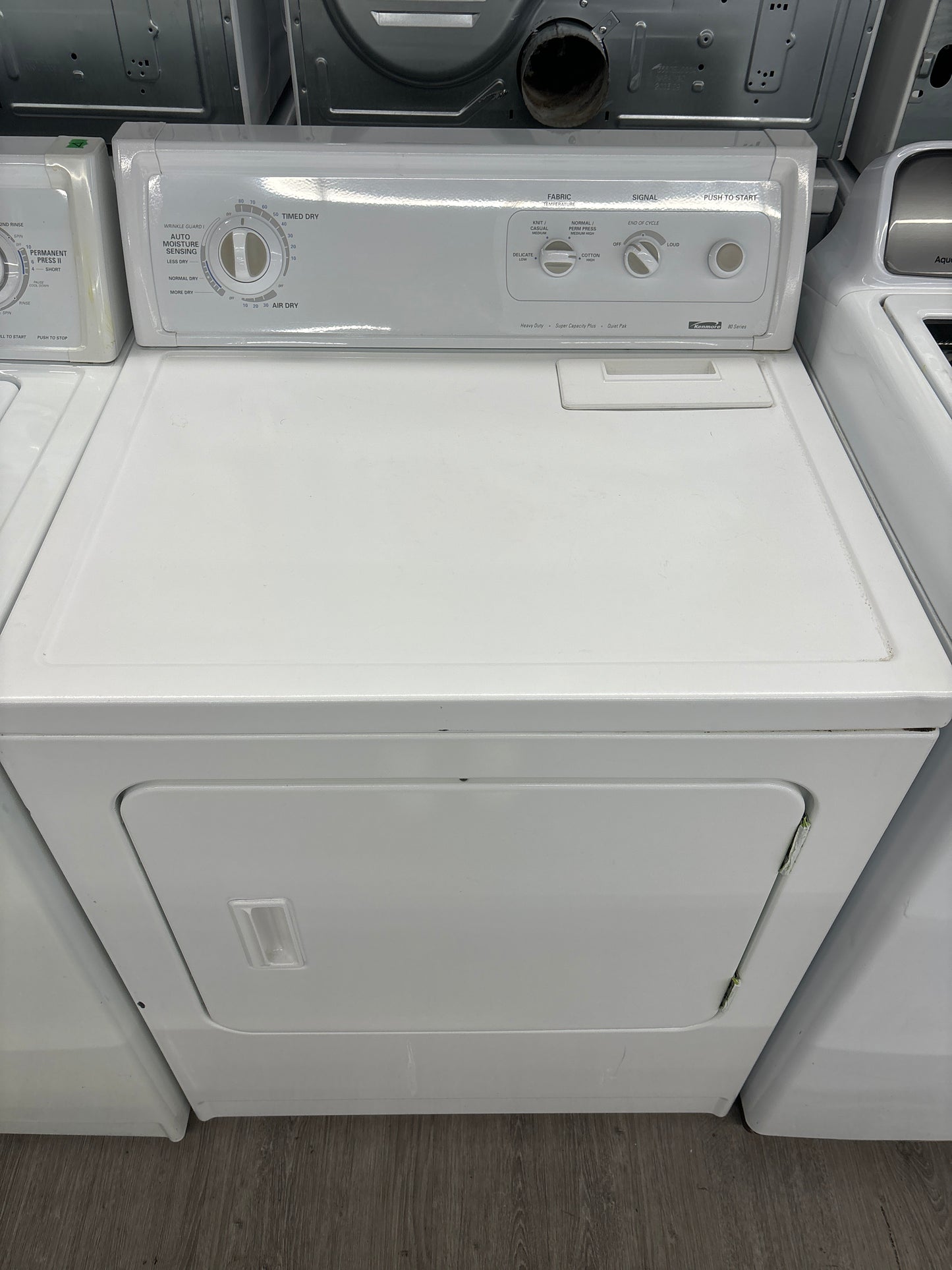 KENMORE 27" TOP LOAD WASHER AND DRYER SET 110.20922990 / 110.C60842990