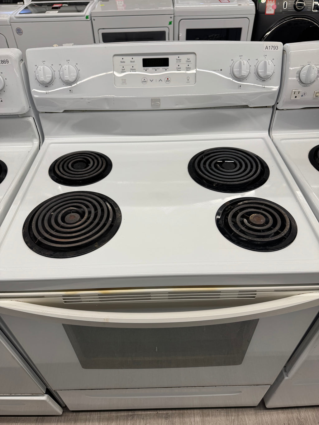 Kenmore 30” Freestanding Coil Top Range - 970C503520