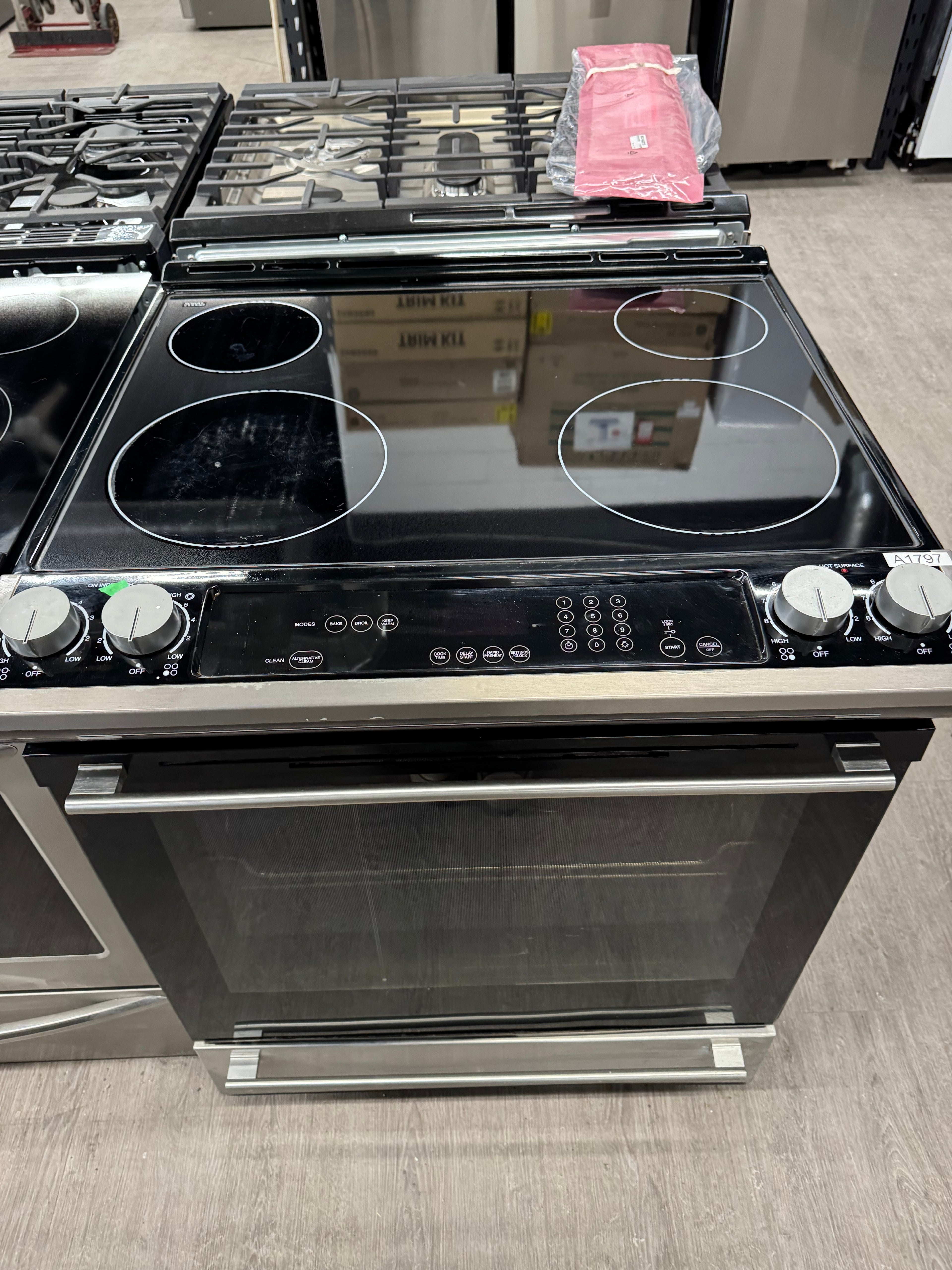 IKEA 30” Freestanding Glass Top Range - YIEL730CS1