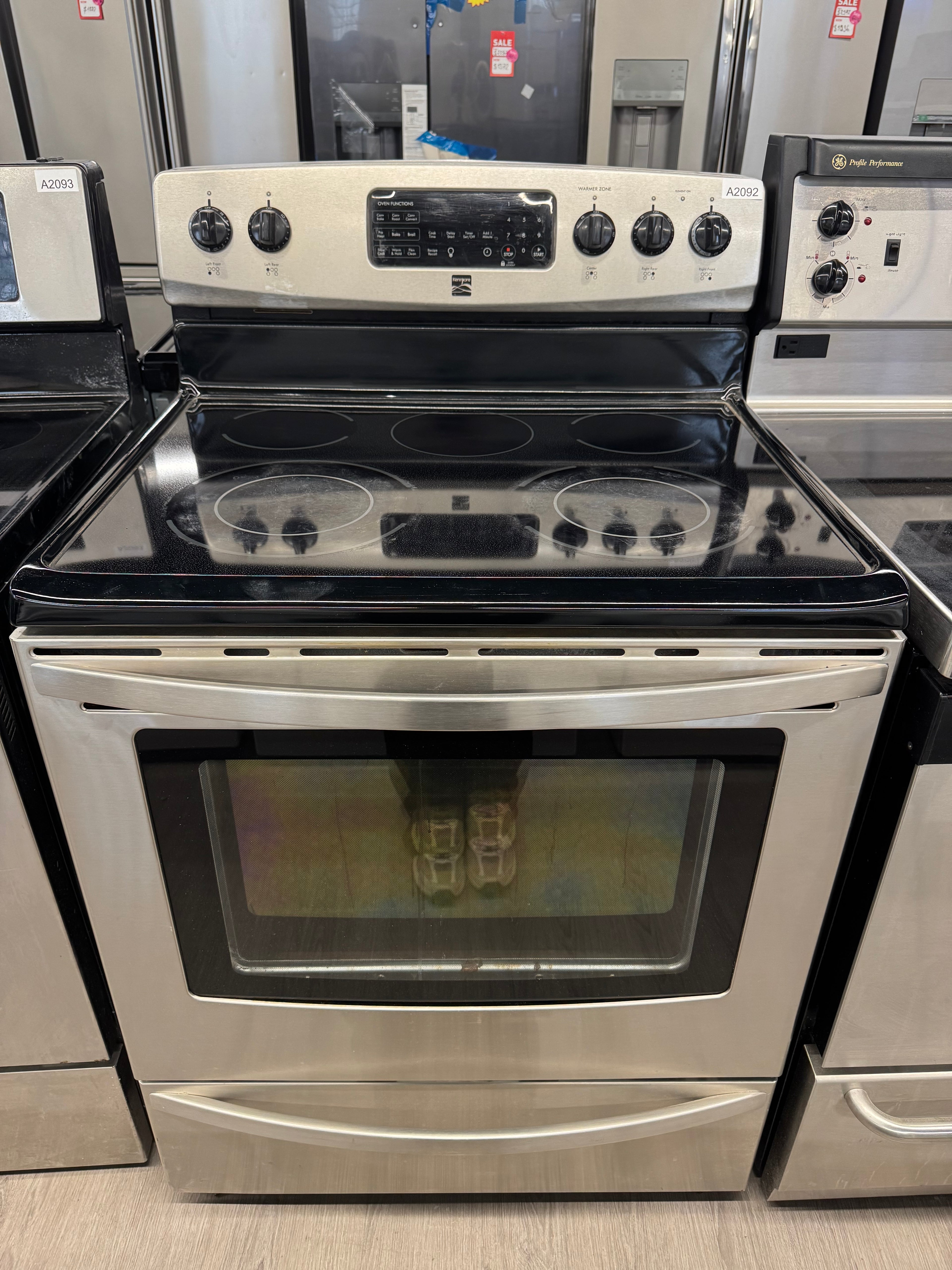 Kenmore 30” Freestanding Glass Top Range - C648430